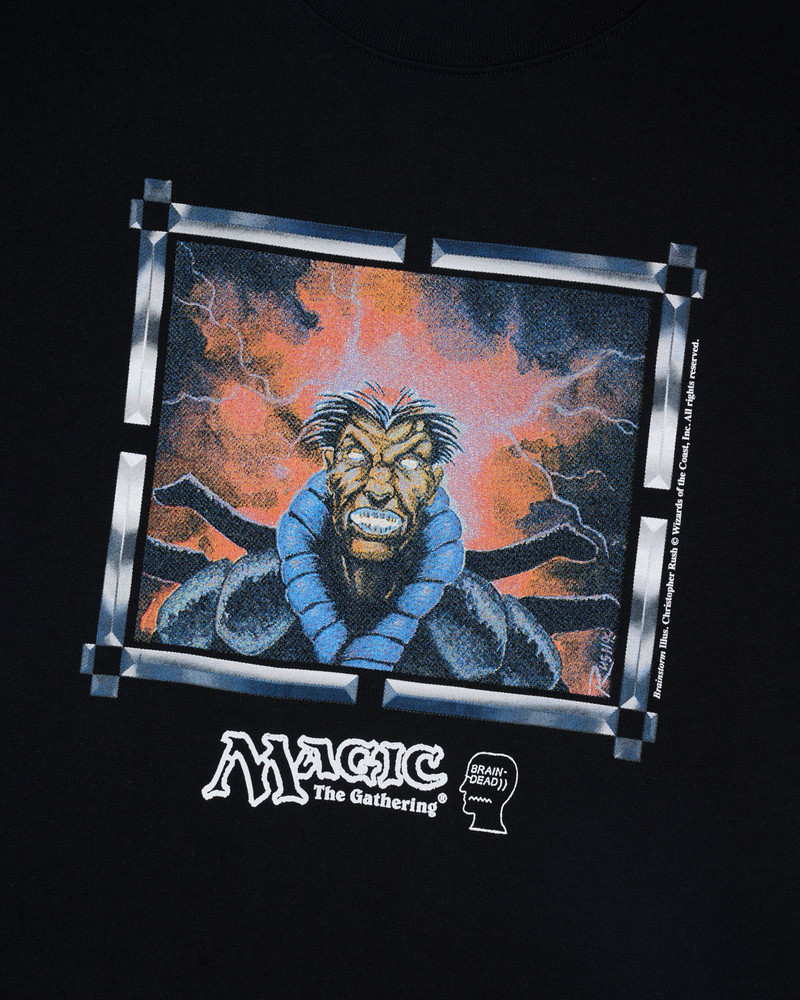 Brain Dead x Magic: The Gathering Brainstorm T-Shirt - Black 2