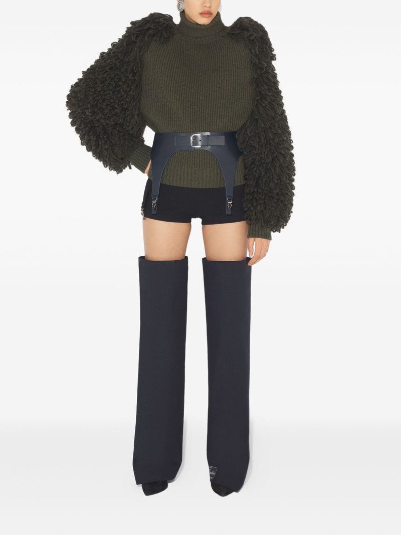 Jean Paul Gaultier The Bouclette high-neck wool sweater outlook