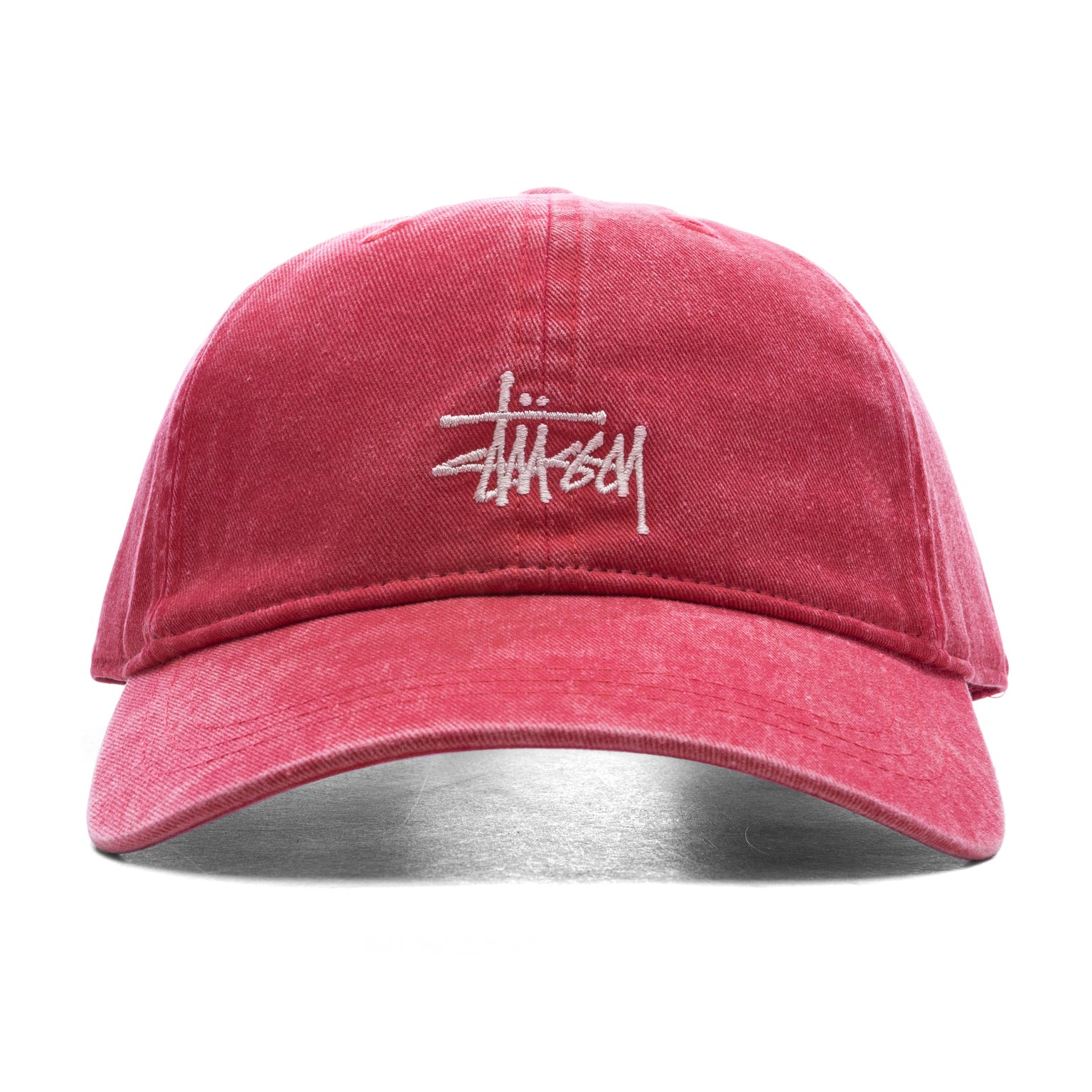 BASIC WASHED LOW PRO CAP - DEEP ROUGE - 1