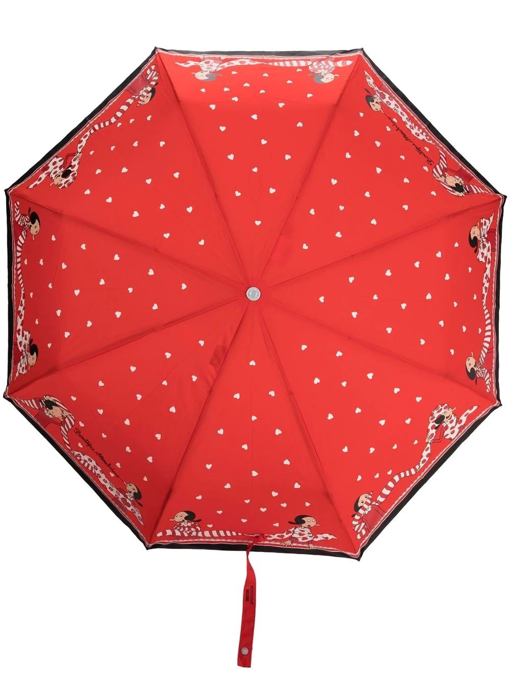 heart-print umbrella - 1