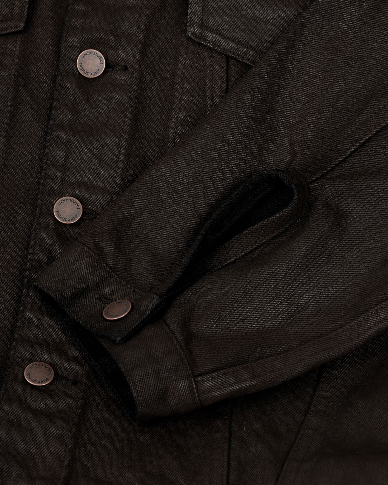 SHRUNKEN DENIM JACKET MUD - 5