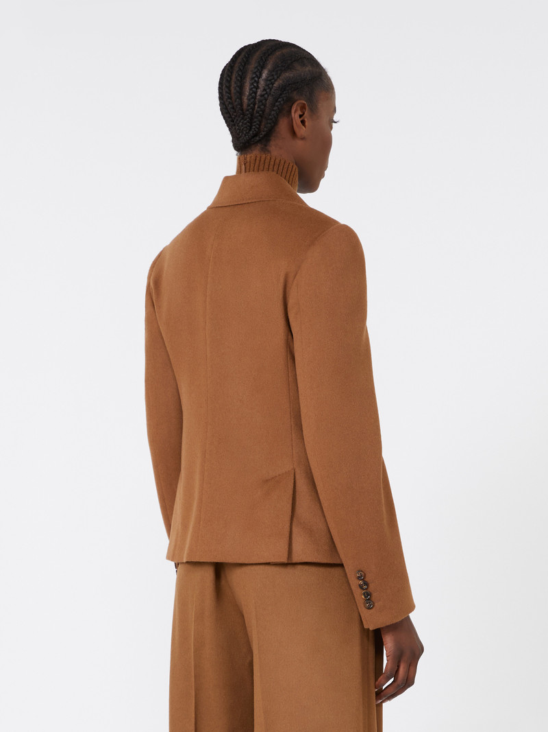 GLENN Short camel drap jacket 4