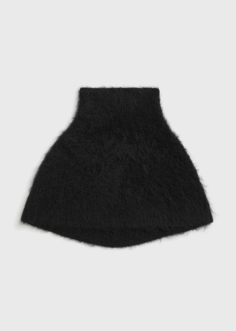 Funnel alpaca-blend neck warmer black 1