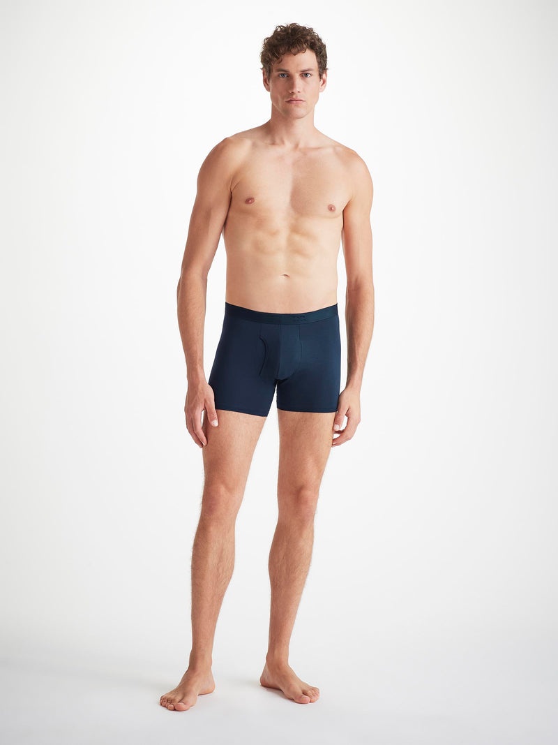 Men's Trunks Alex Micro Modal Stretch Navy - 5