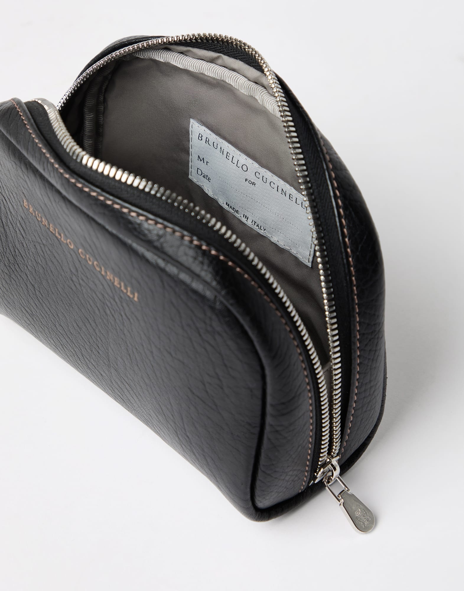 Grained calfskin beauty case - 3