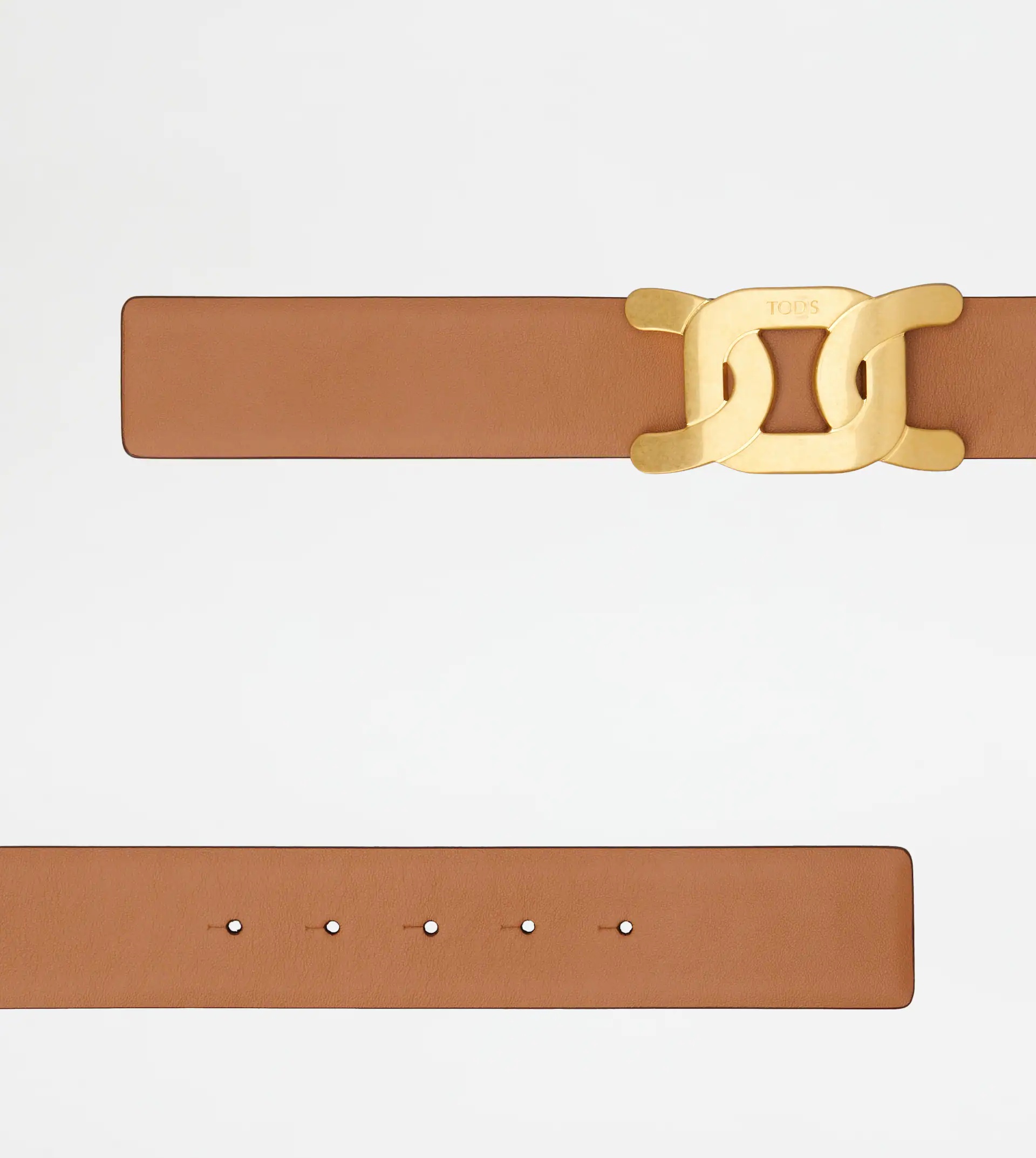 KATE BELT IN LEATHER - BROWN - 2