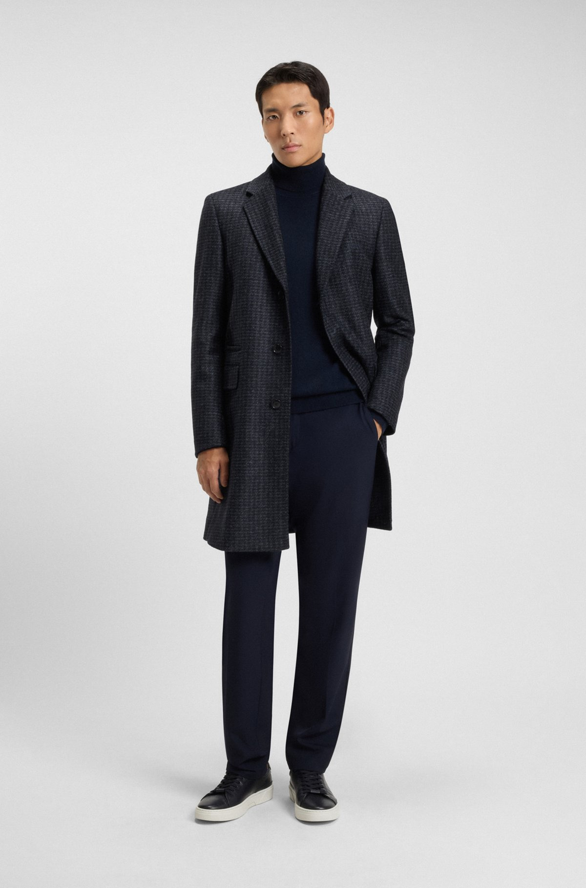 SLIM-FIT COAT WITH DETACHABLE INNER - 4