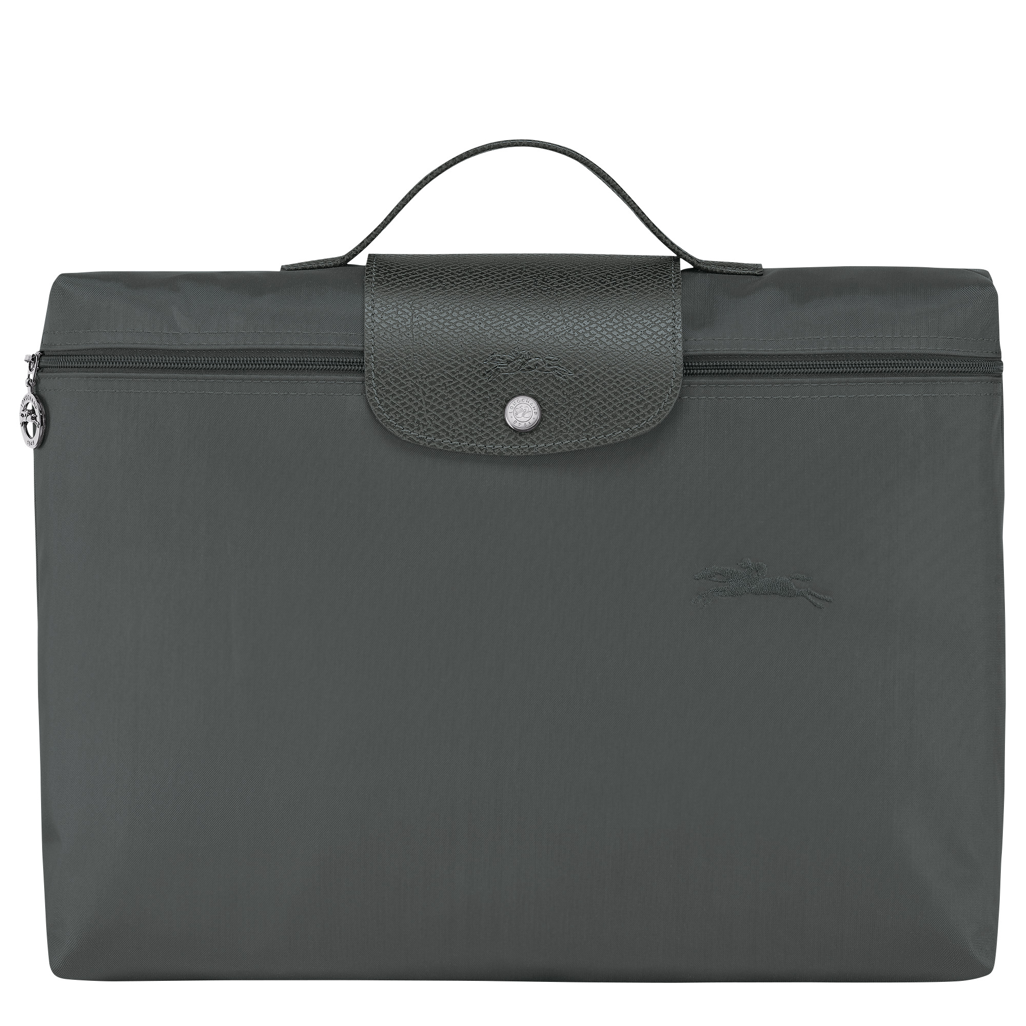 Le Pliage Green S Briefcase Graphite - Recycled canvas - 1