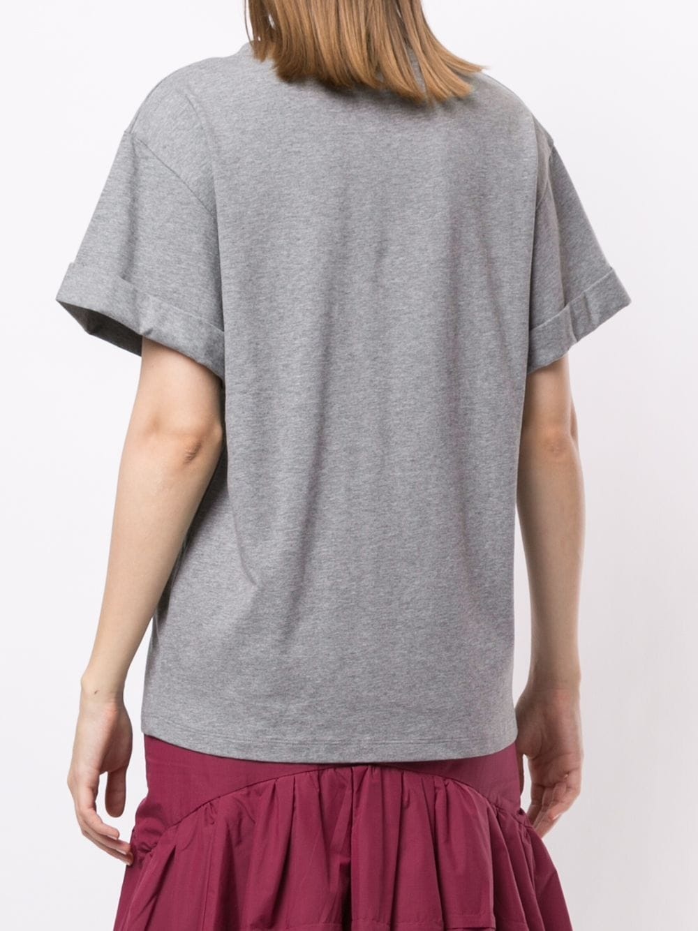 tab sleeve T-shirt - 4