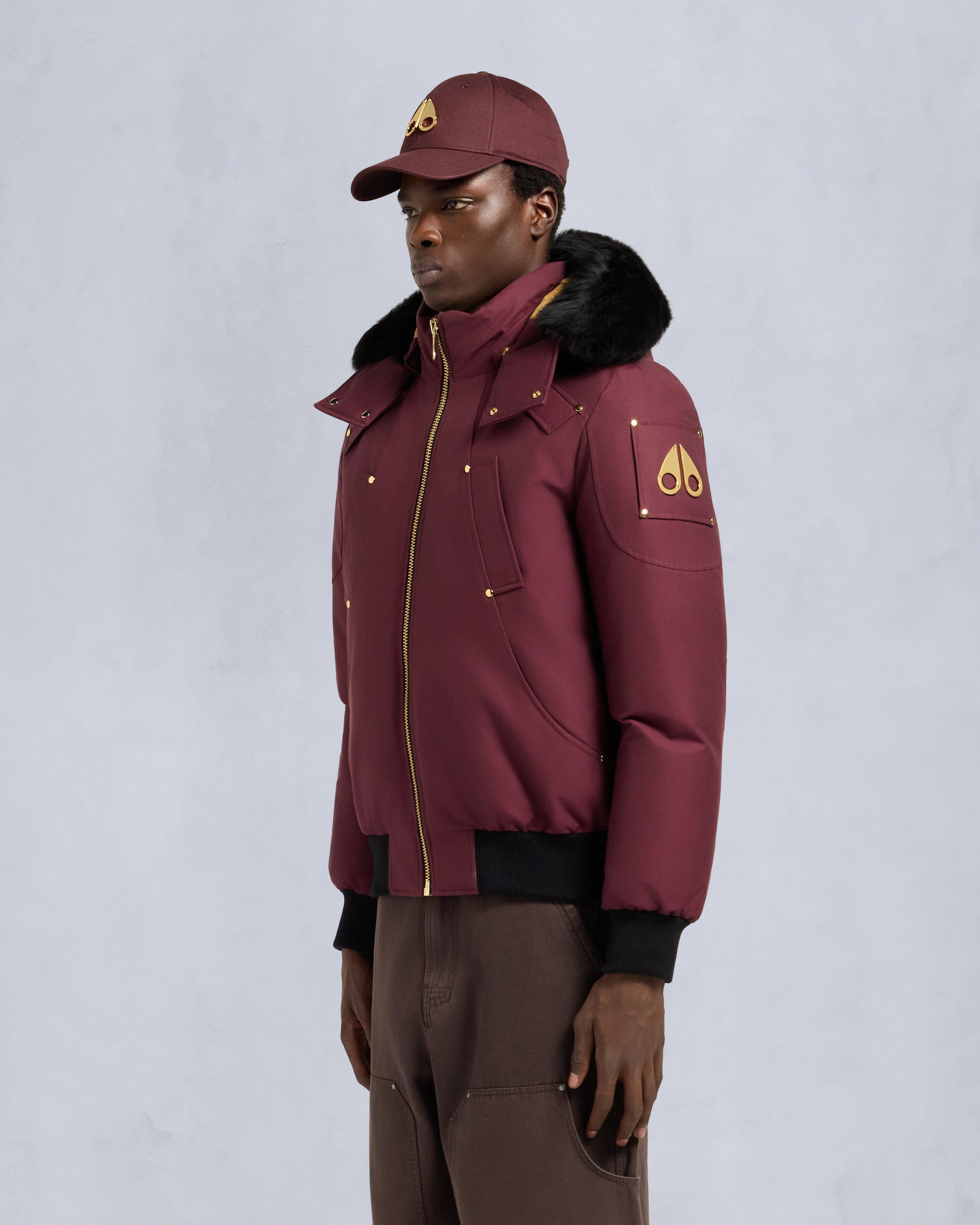 GOLD SERIES ORIGINAL SHEARLING TRIM BALLISTIC BOMBER - 3