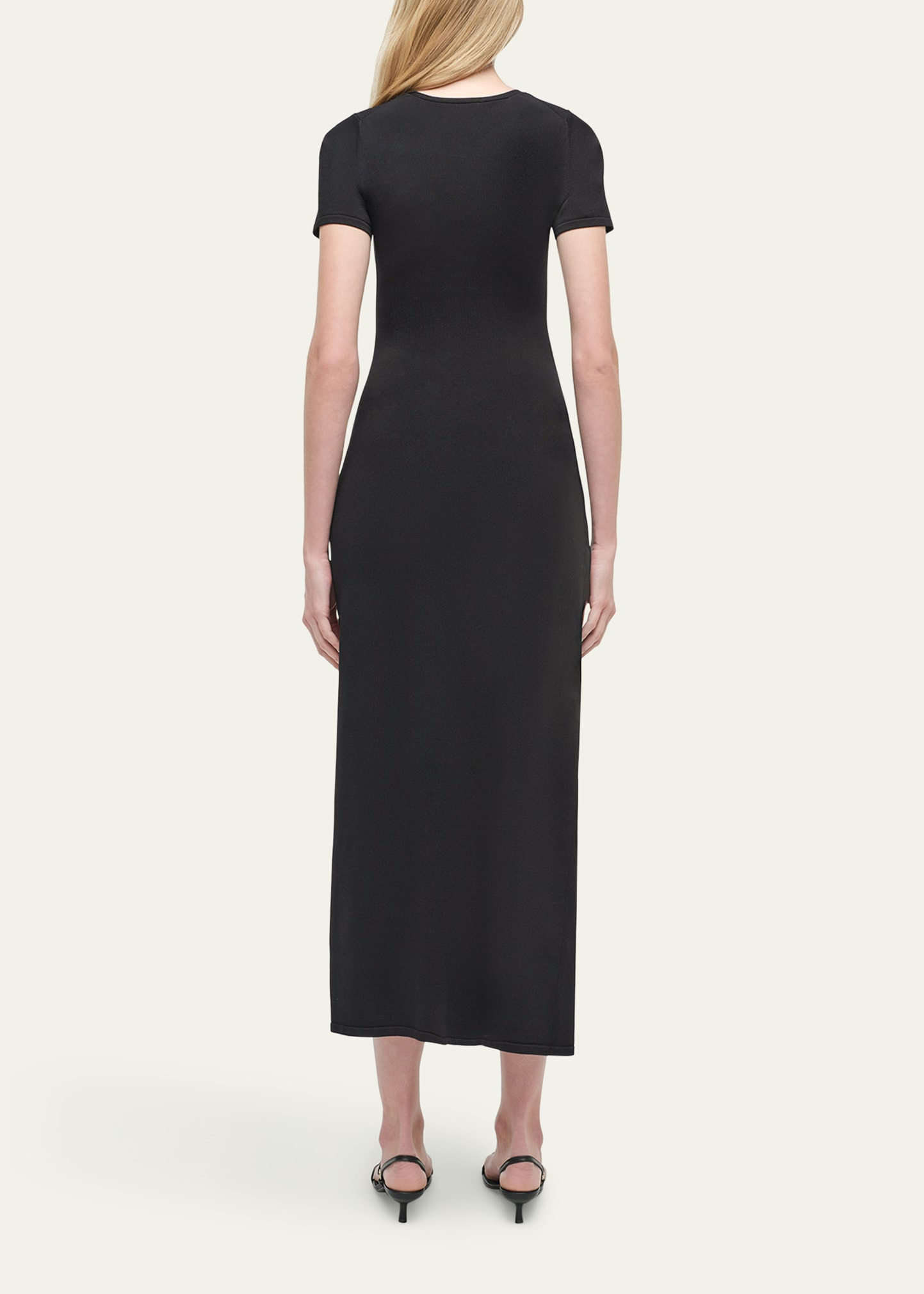 Soren Gathered Knit T-Shirt Dress - 3