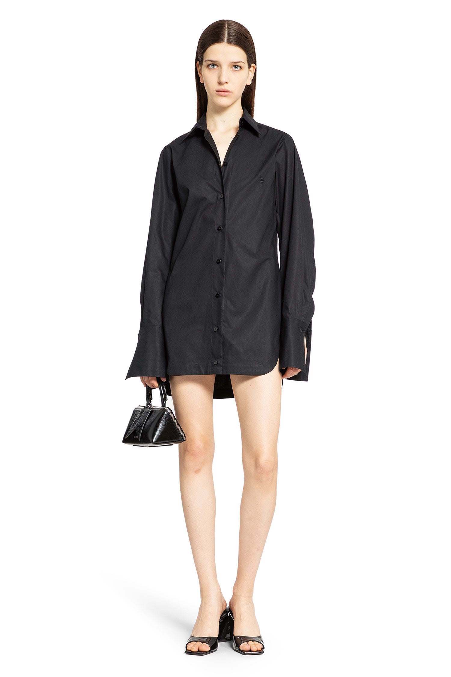 Mini-Shirt-Dress-In-Parachute-Canvas - 1