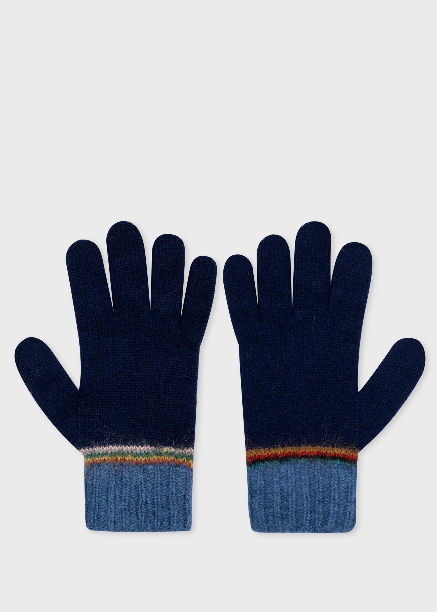 'Signature Stripe' Intarsia Gloves - 2