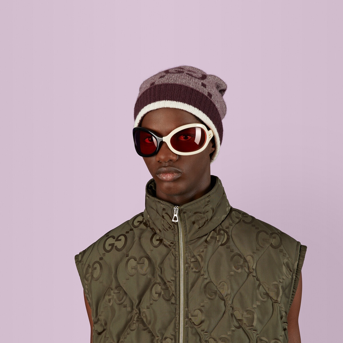 GG cashmere hat - 3