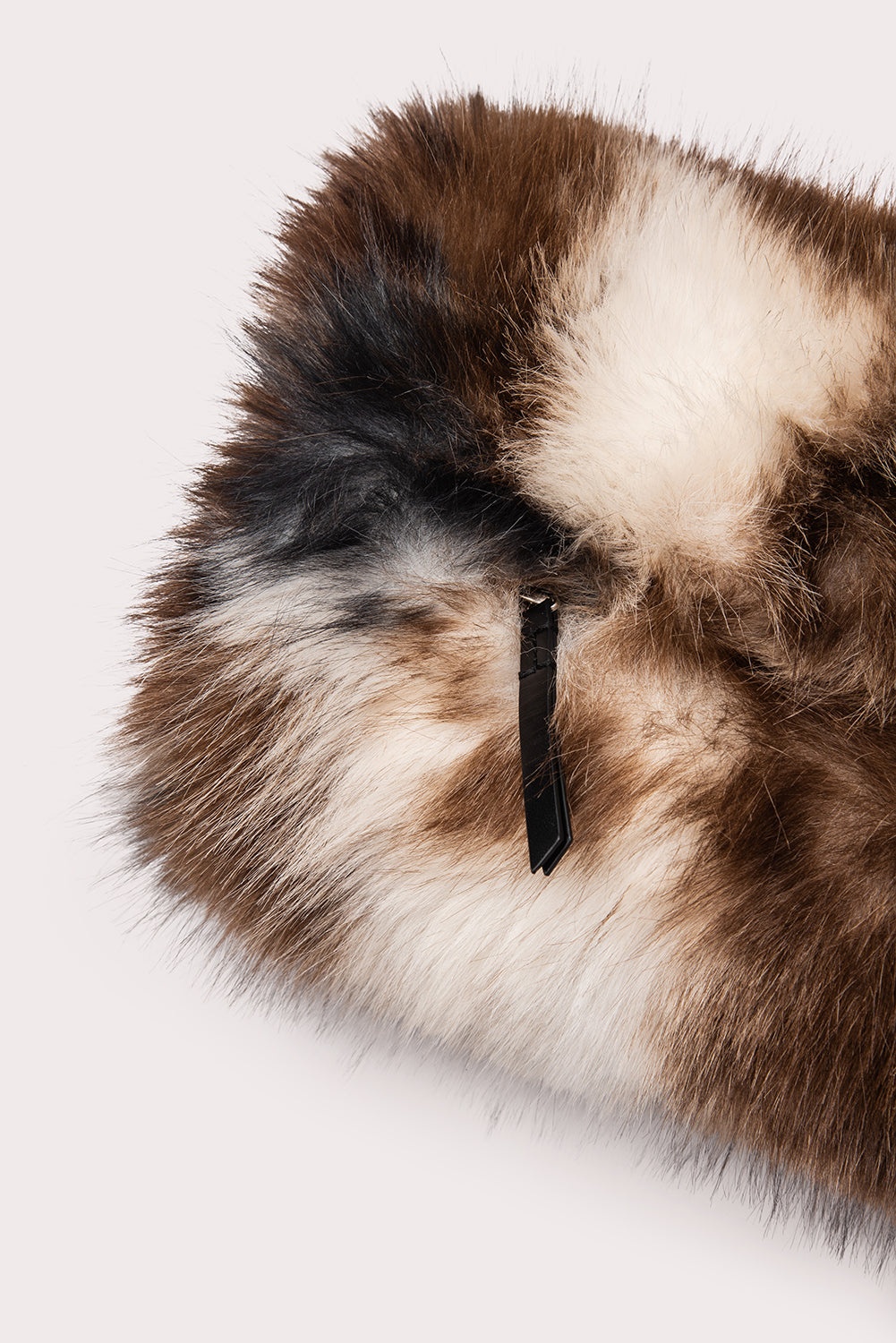 FLETCHER MUFF COW-PRINT FAUX FUR - 2