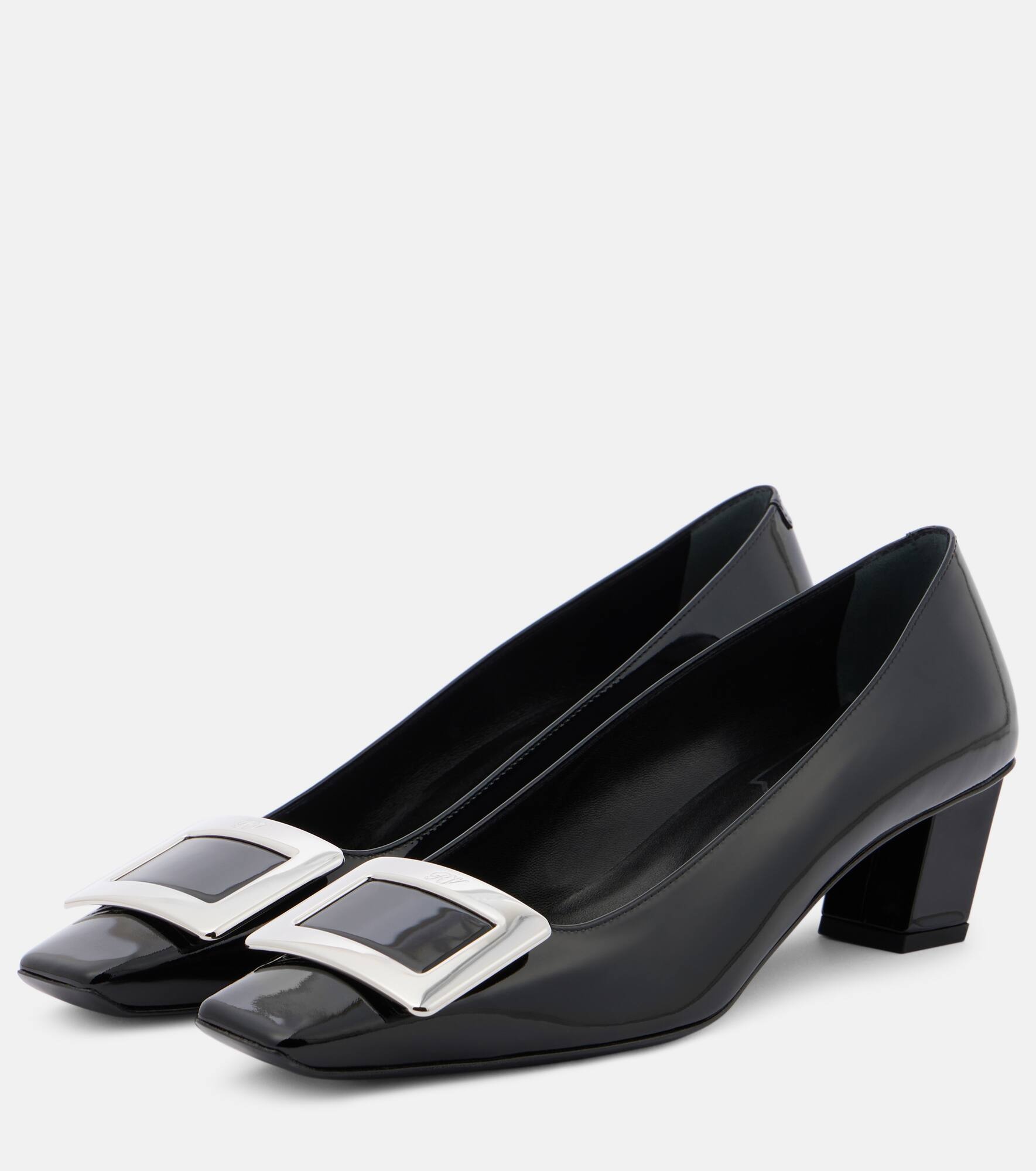 Belle Vivier 45 patent leather pumps - 4