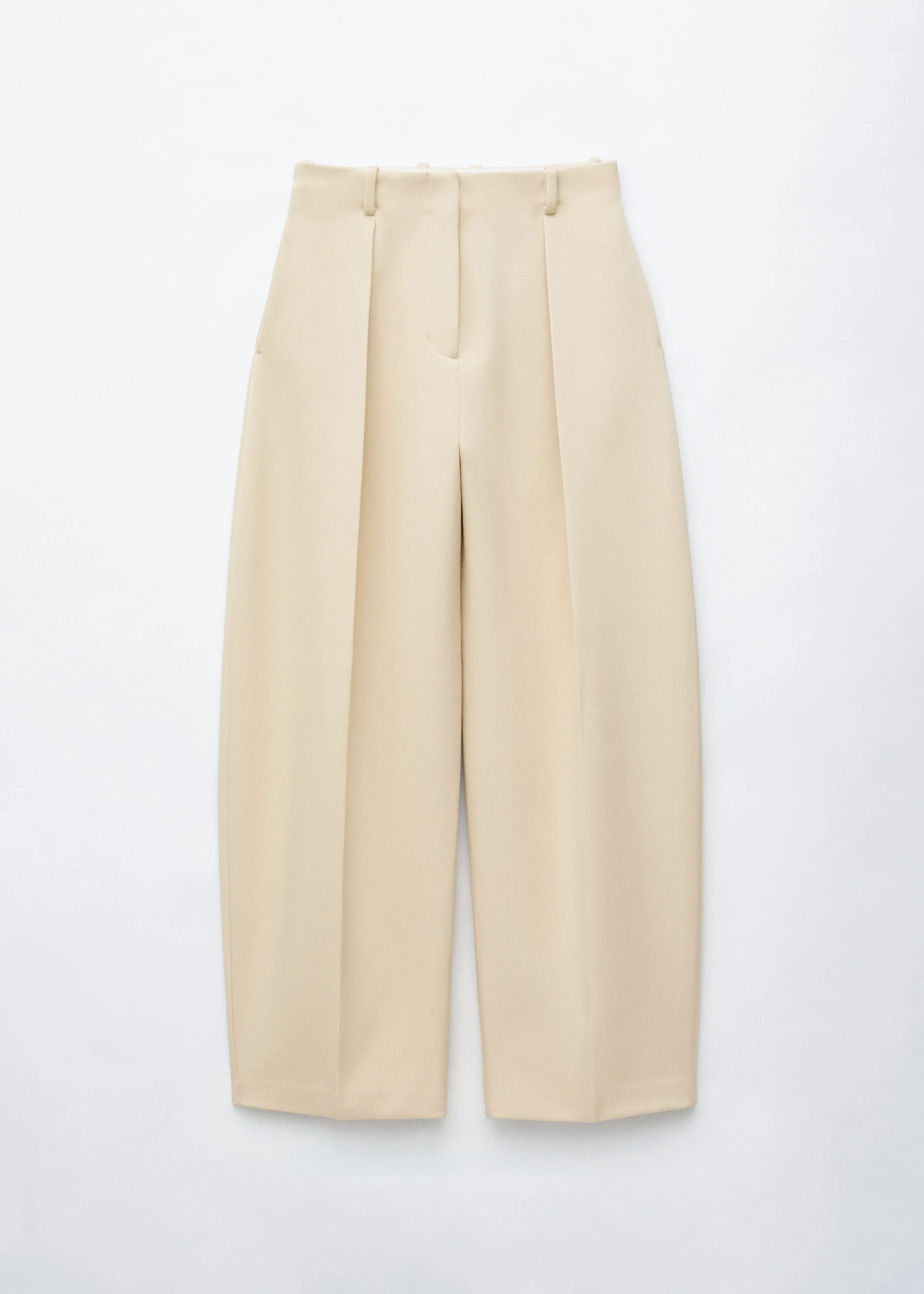 Sculptural Pleat Trousers - 1