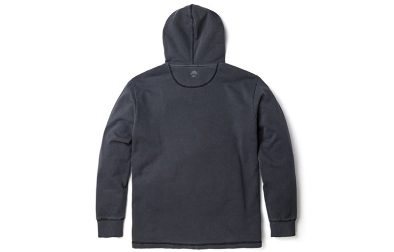 Timberland Timberland Mixed Media Garment Dye Hoodie 'Dark Grey' A6JWK-001 outlook