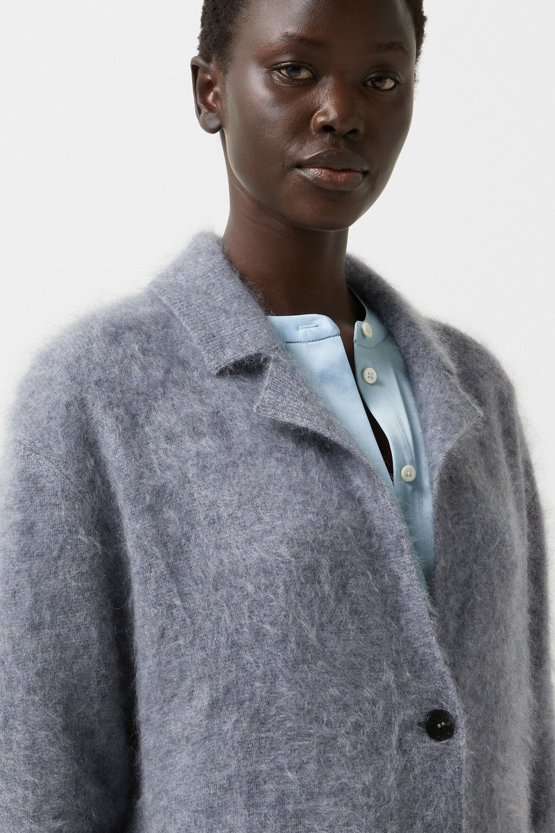 Jadie cashmere cardigan in Gray 4
