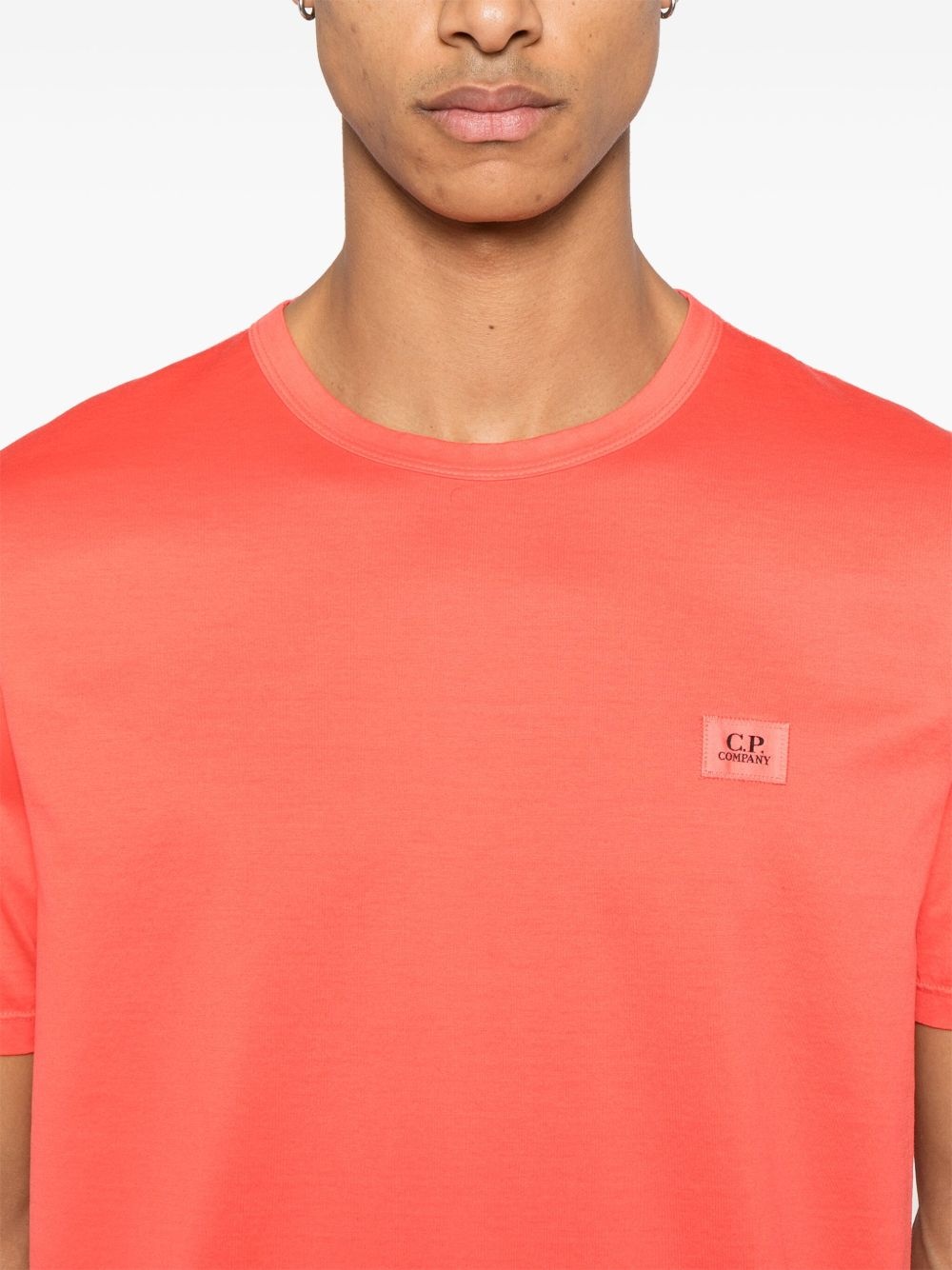 logo-patch T-shirt - 4