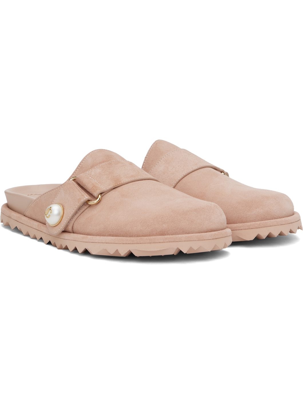 Pink Fayence Mules - 4