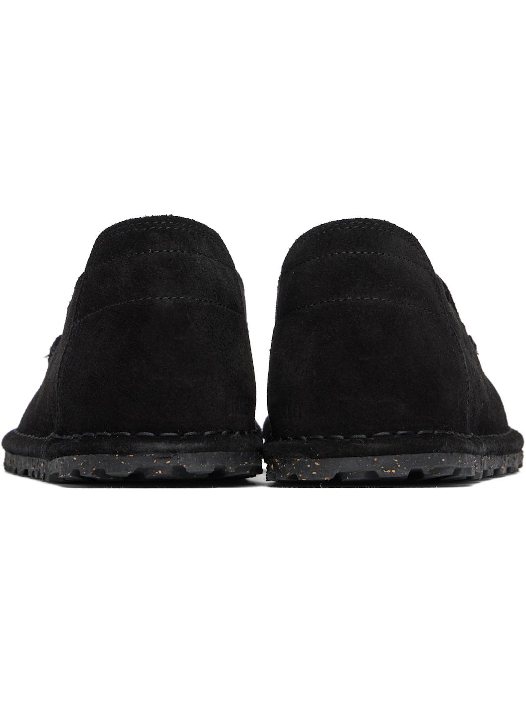 Black Narrow Utti Loafers - 2
