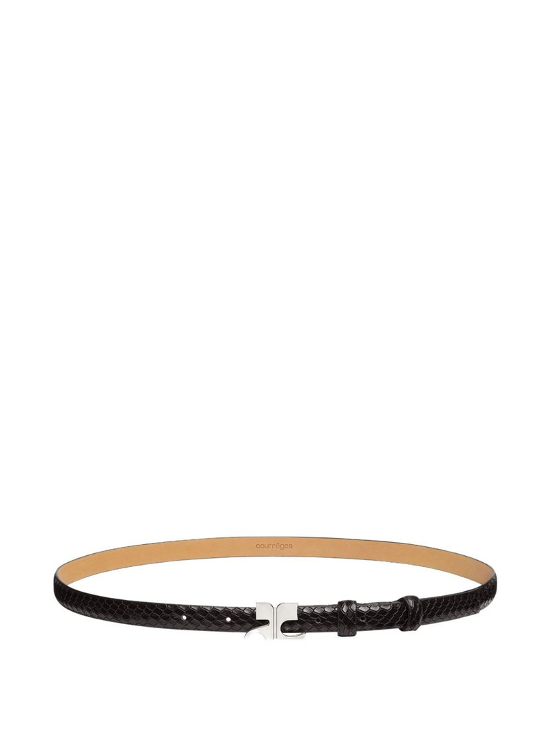 viper effect leather belt 1