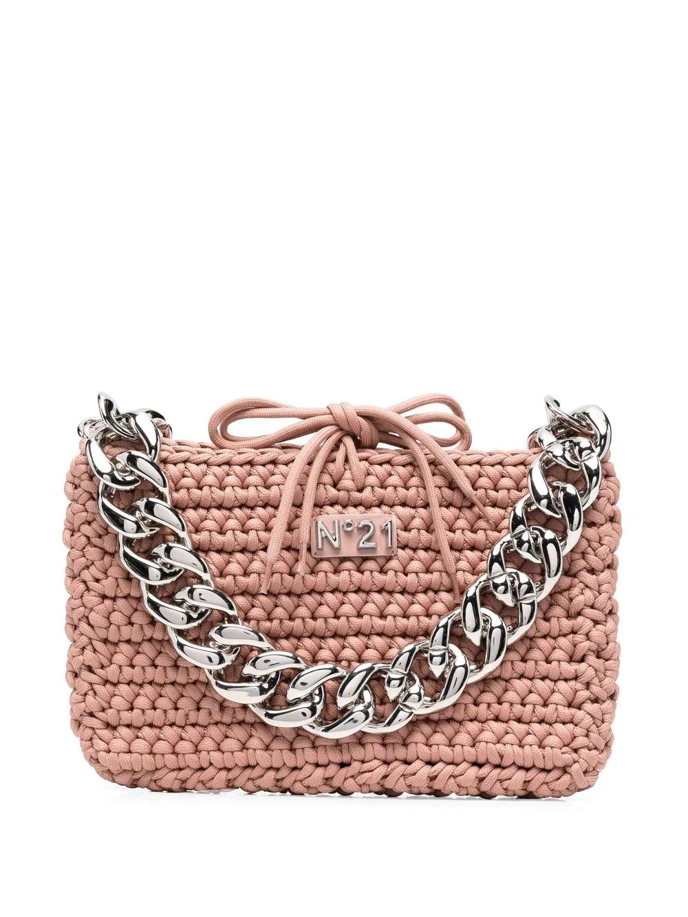 Bustina braided-rope shoulder bag - 1