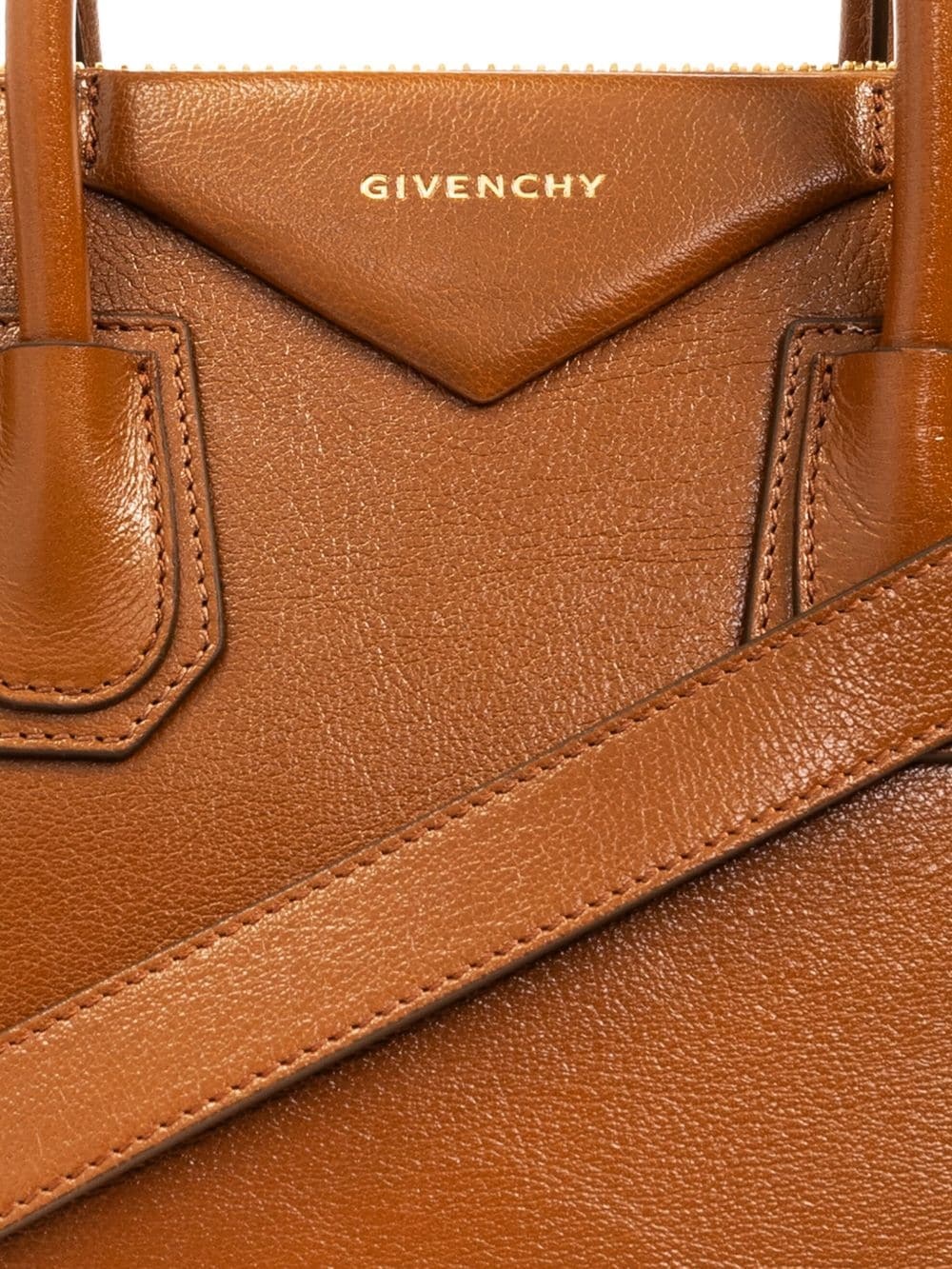 small Antigona leather tote bag - 6