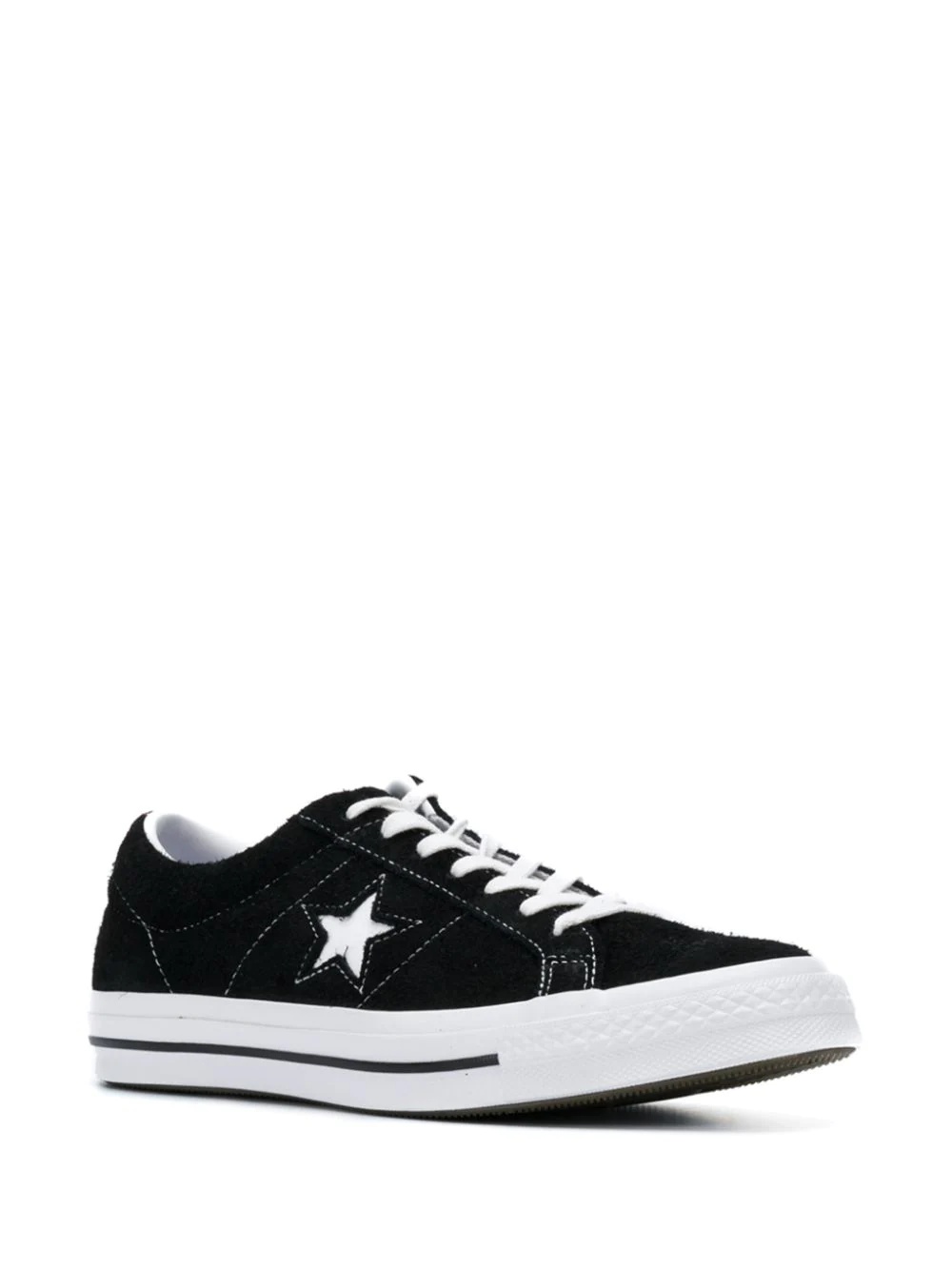 Black One Star premium suede low top sneakers - 2