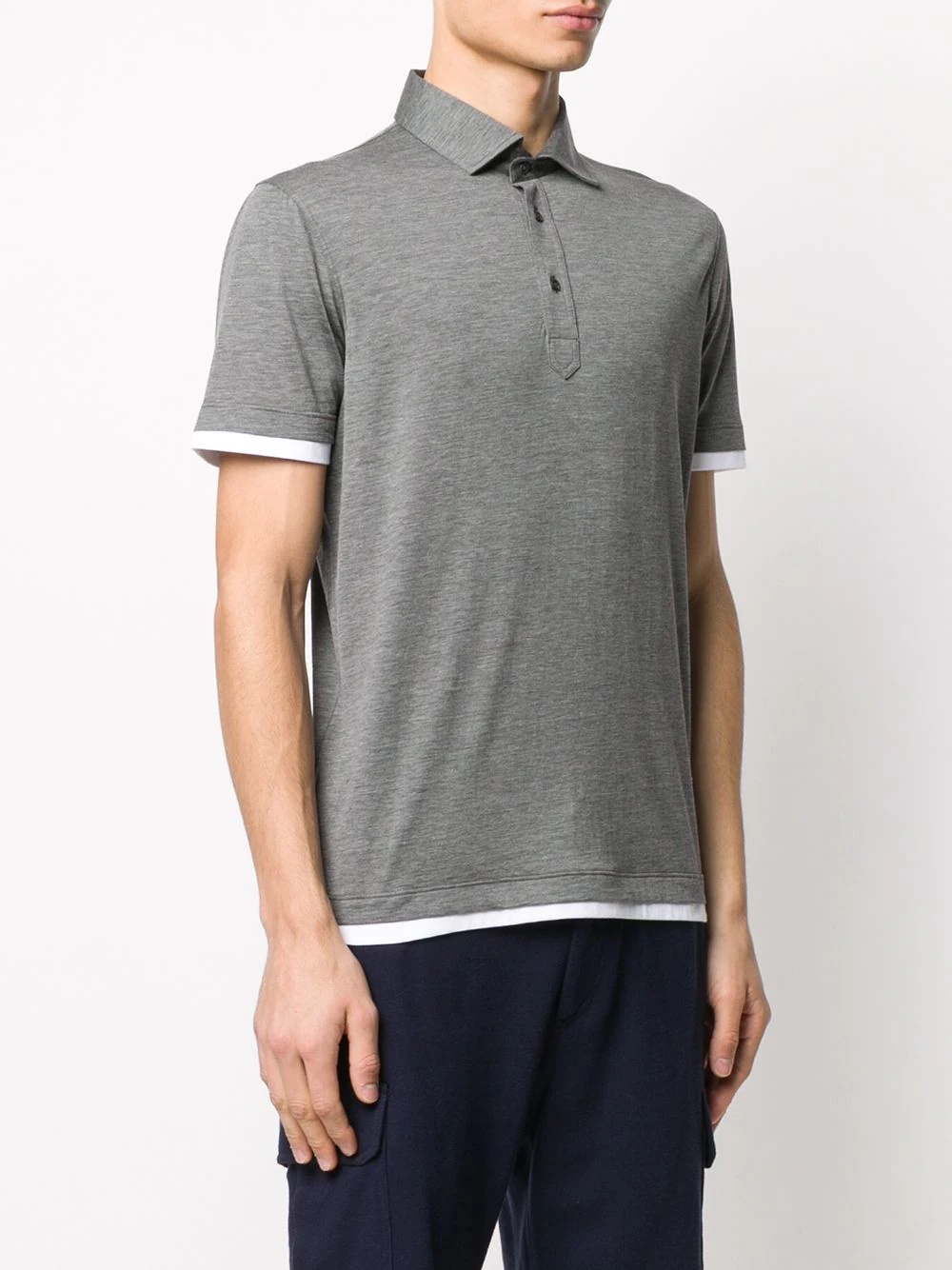 plain polo shirt - 3