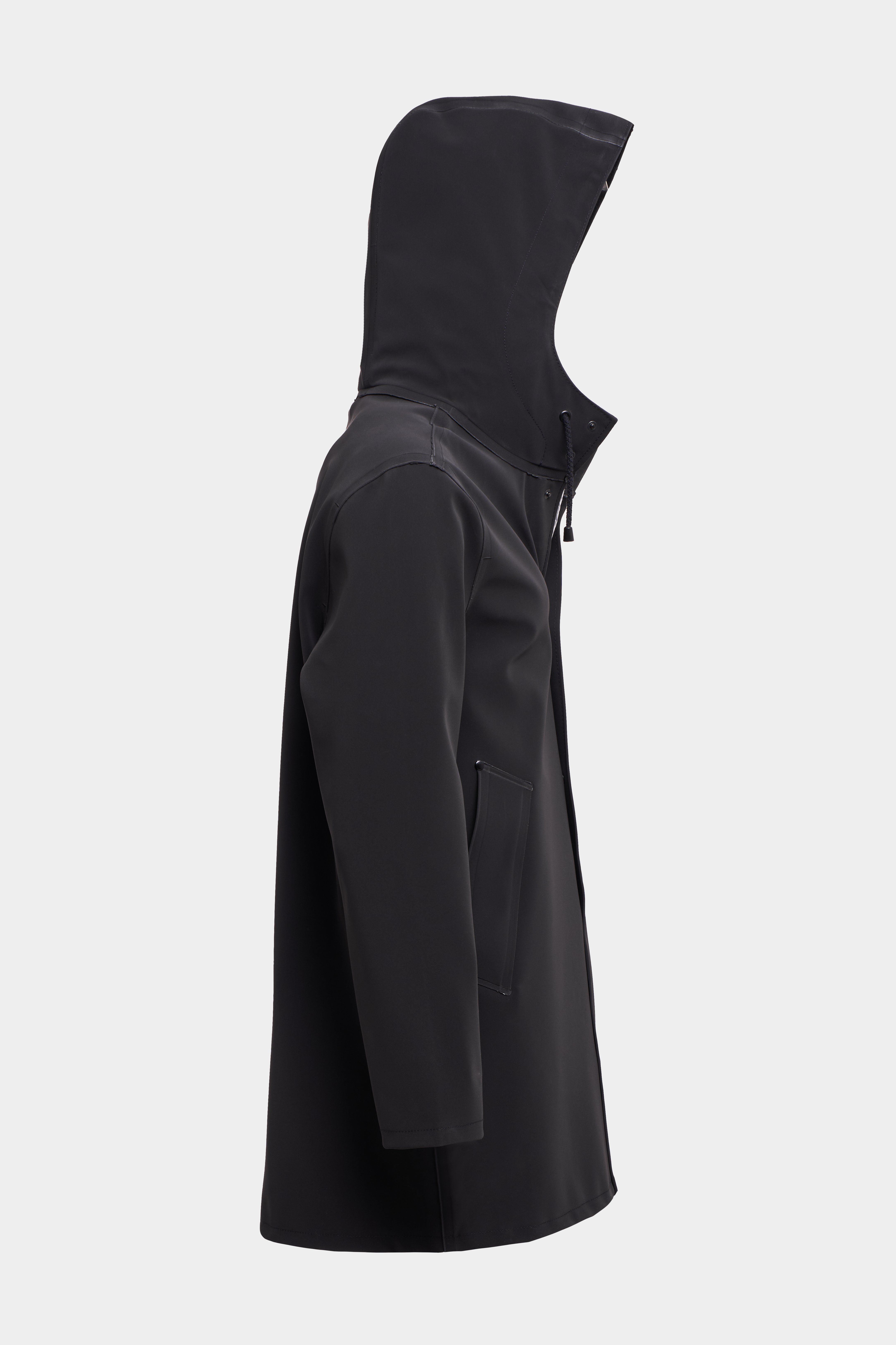Stockholm Matte Raincoat Black - 5