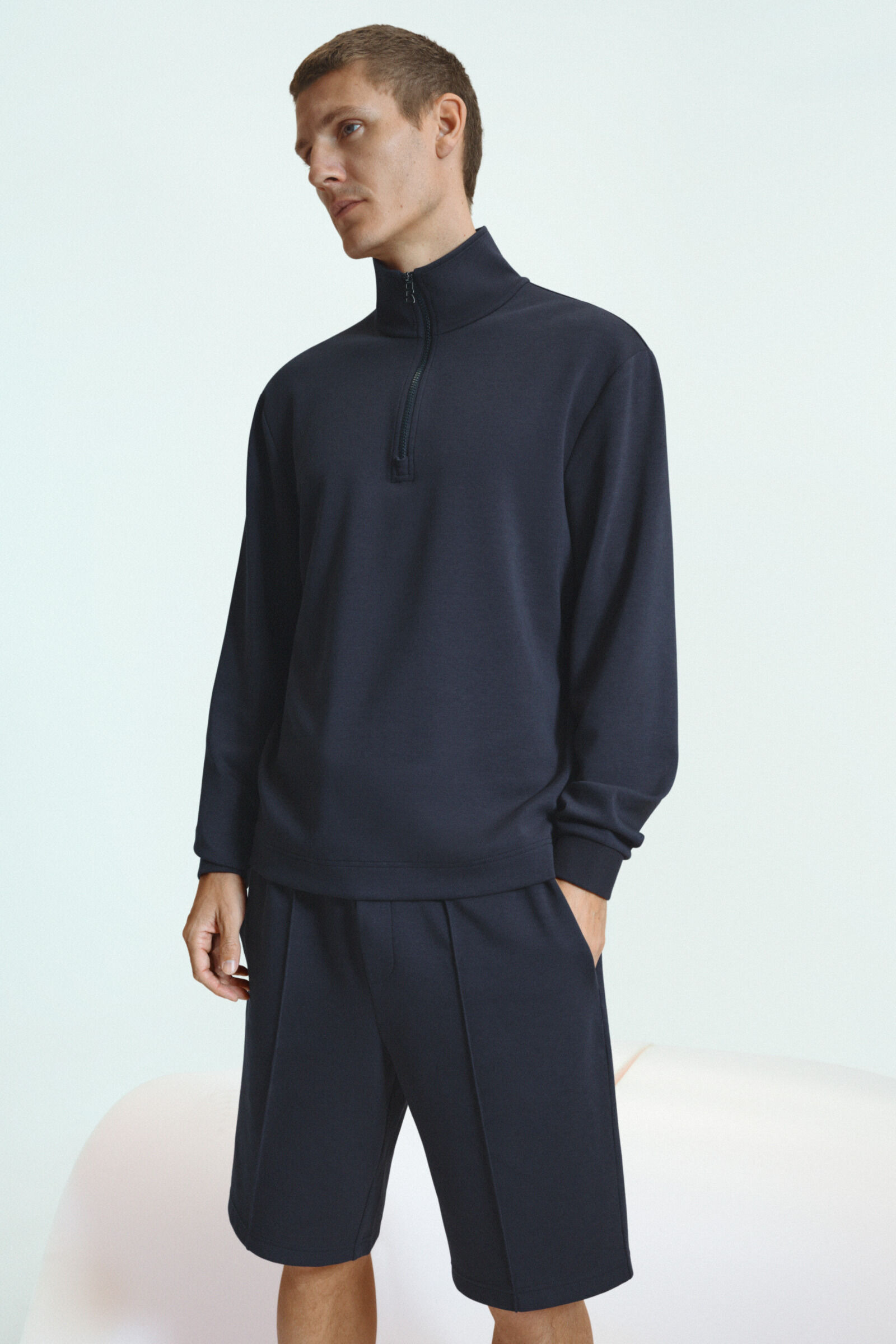 Jersey-Troyer Raven in Navy blue - 5
