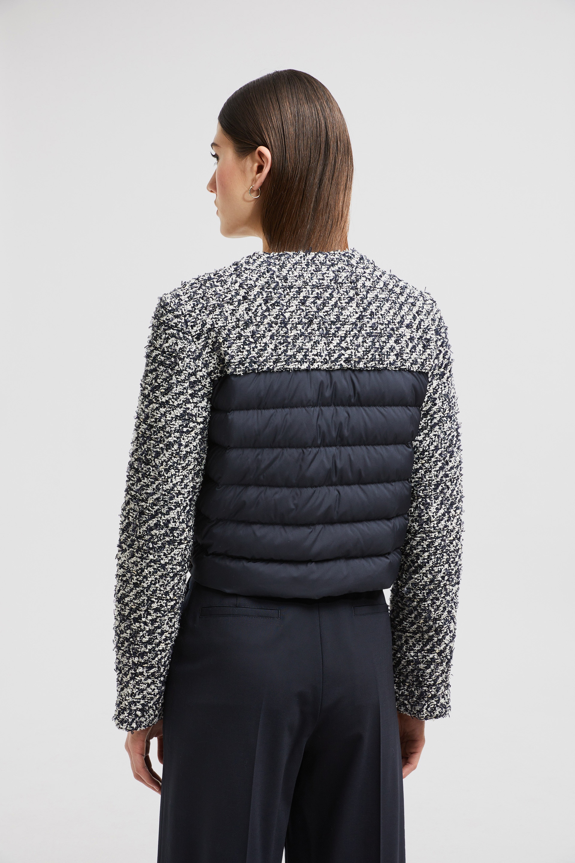 Dauphin Tweed Short Down Jacket - 5