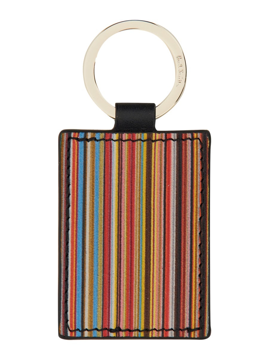 Paul Smith Men Leather Keychain - 1