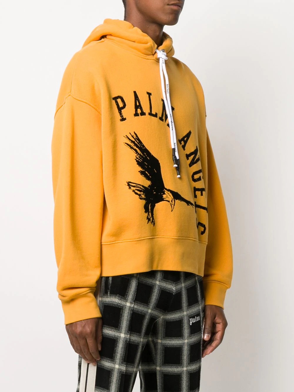 eagle logo print hoodie - 3