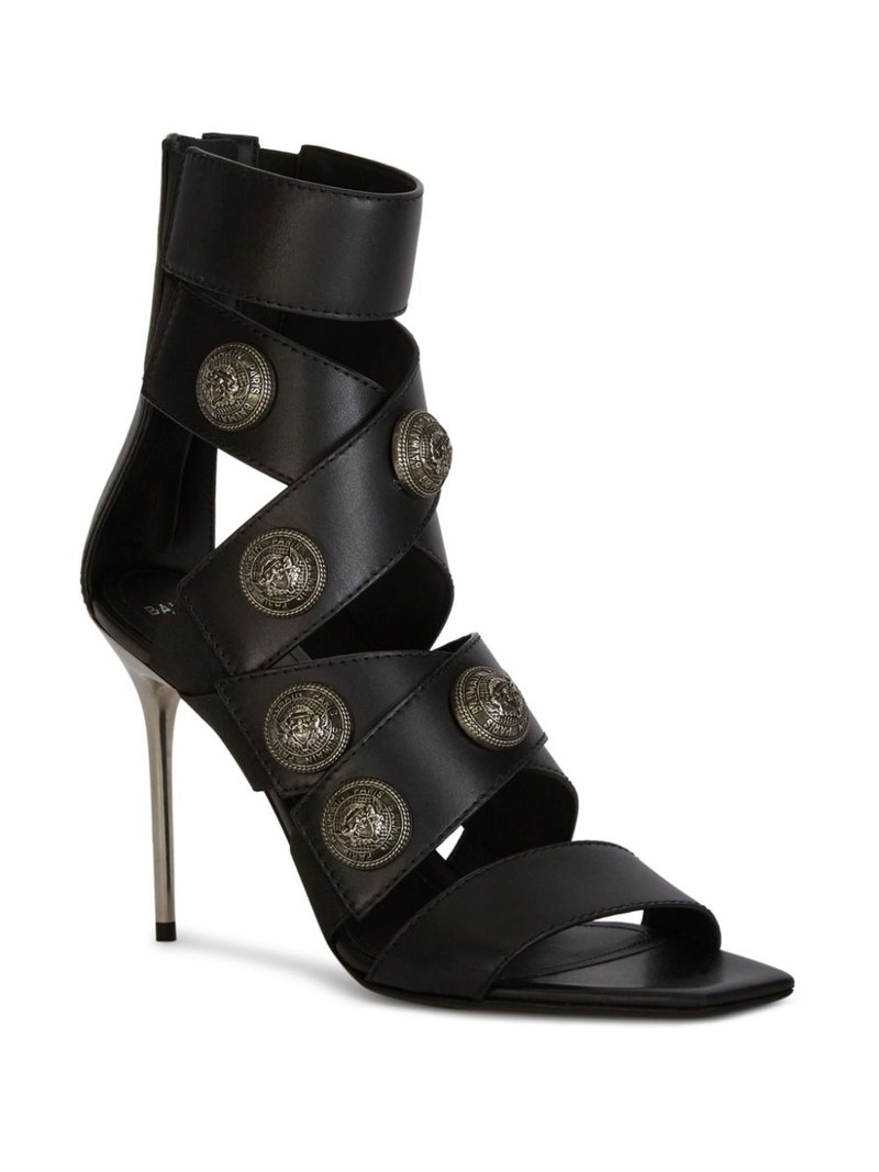 Balmain leather sandals outlook