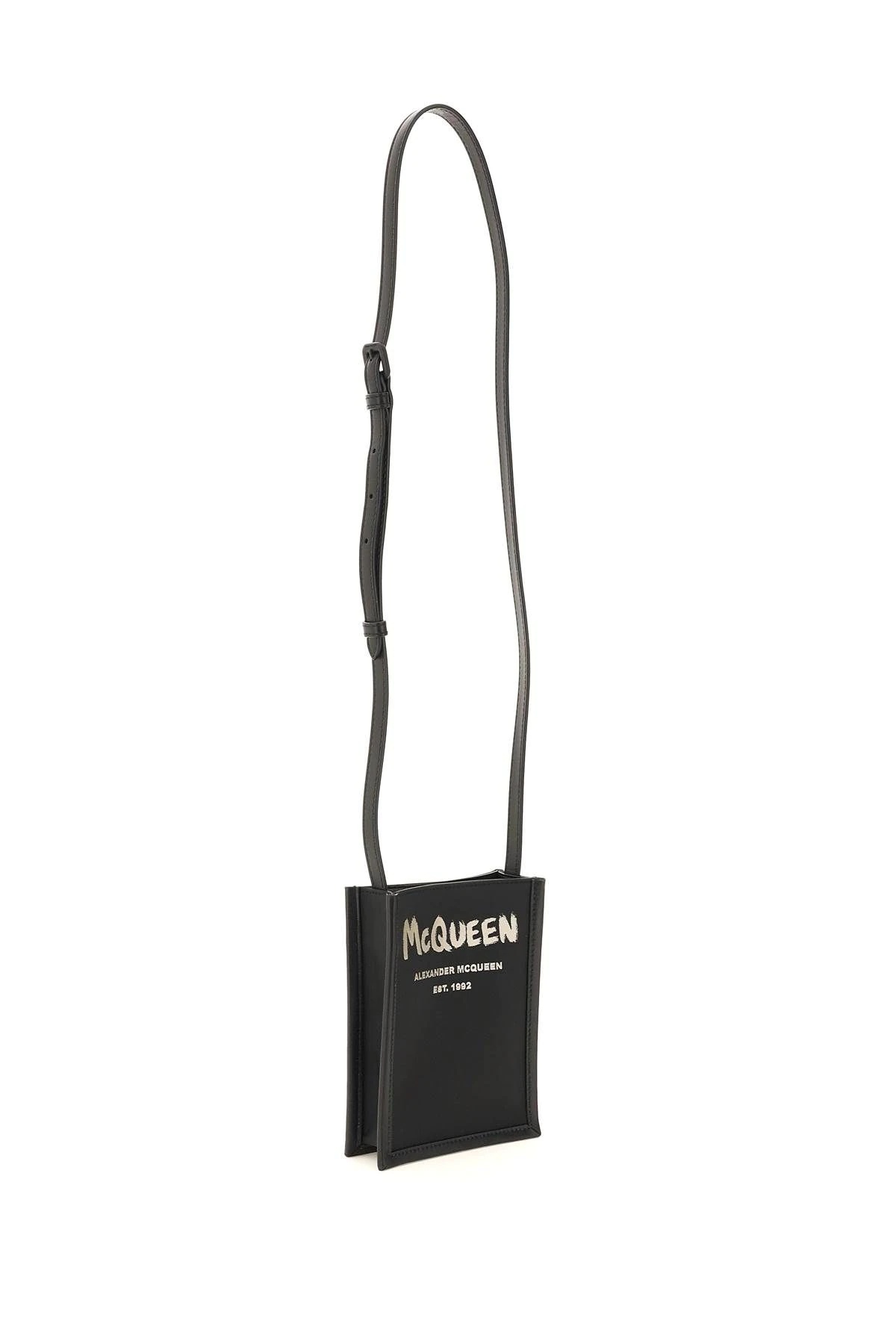 MCQUEEN GRAFFITI EDGE MINI CROSSBODY BAG - 3