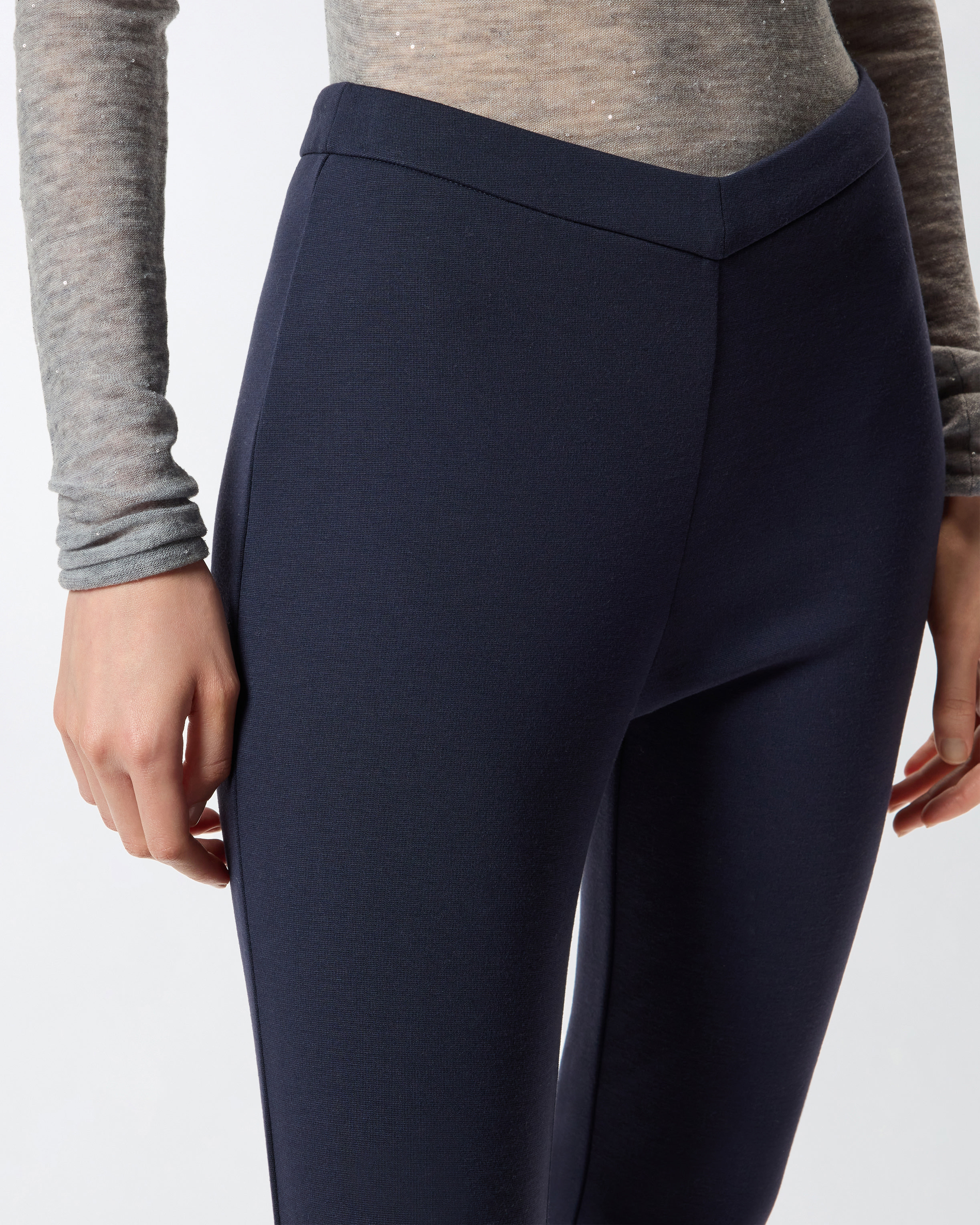 FITTED HIGH-WAISTED TROUSERS - 5