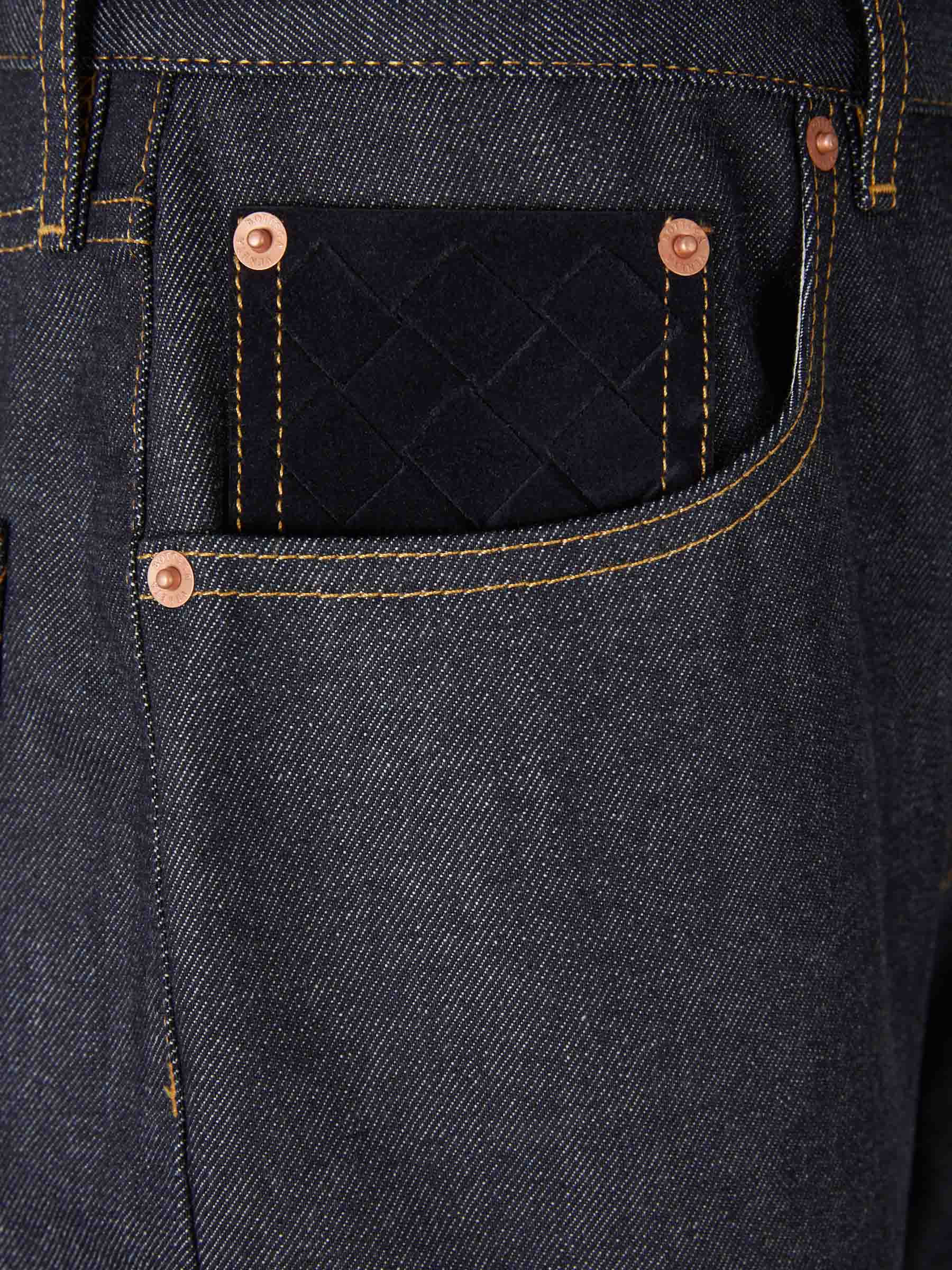 STRAIGHT COTTON JEANS - 3