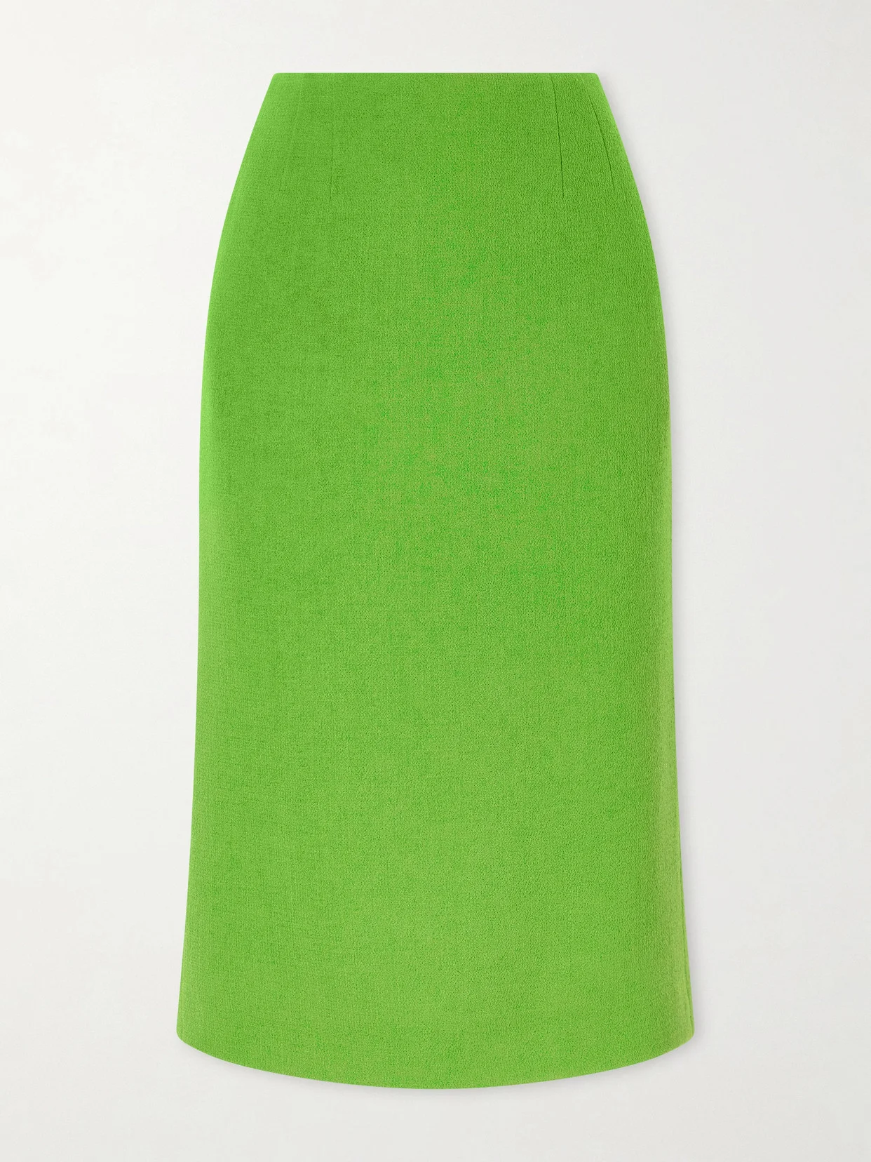 Wool-crepe Midi Skirt - 1