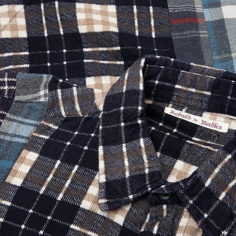 7 CUTS WIDE FLANNEL SHIRT - ASSORTED 3