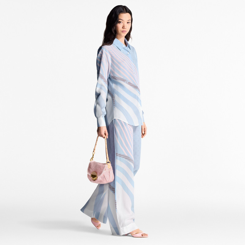 Louis Vuitton Wave Print Pajama Pants outlook