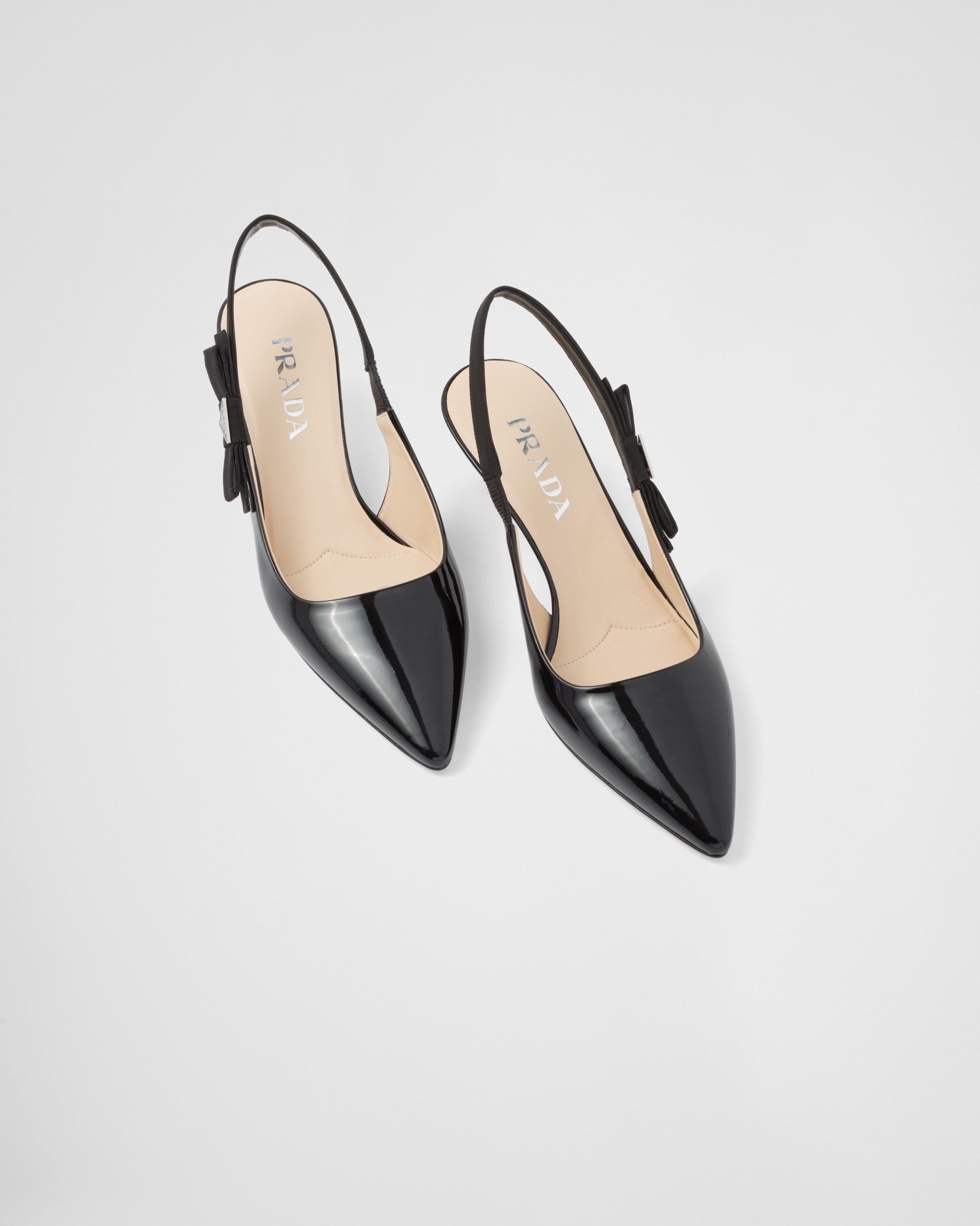 Patent leather slingbacks - 4