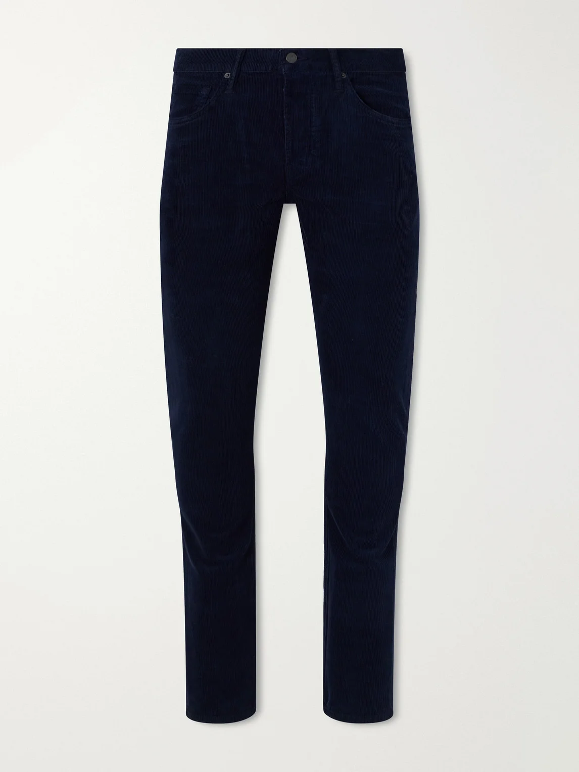 Slim-Fit Cotton-Blend Corduroy Trousers - 1
