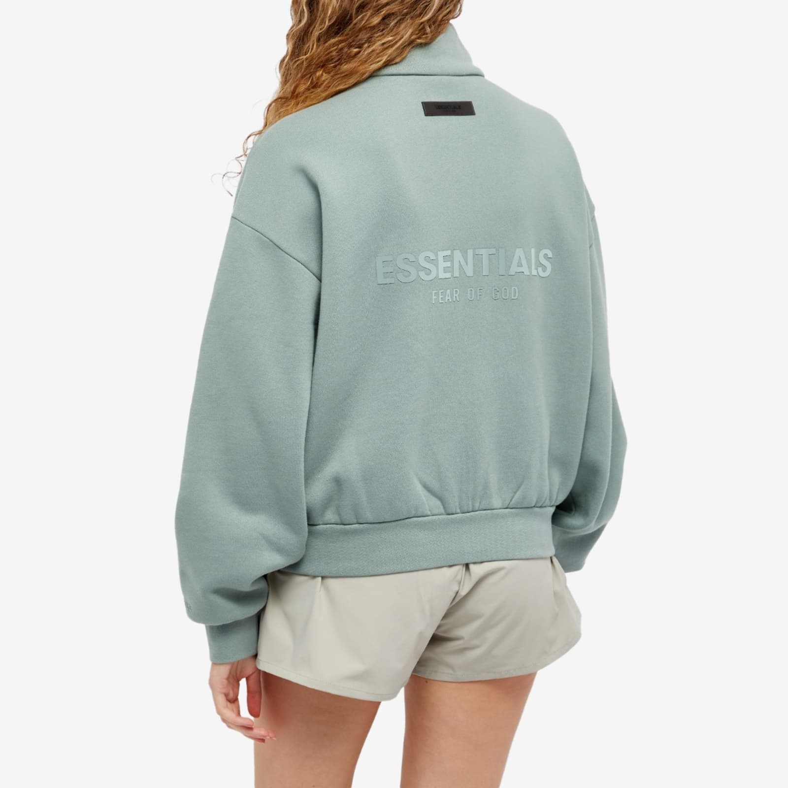 (WMNS) Fear of God Essentials SS24 Fullzip Jacket 'Sycamore' 192BT225071FW - 2