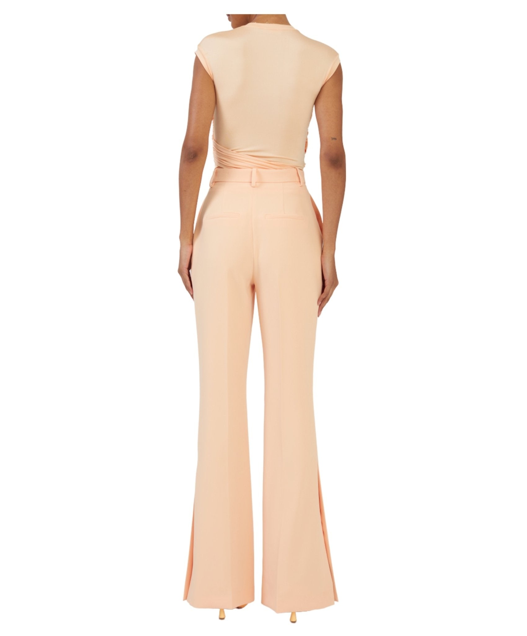 Lightweight Jersey Draped Wrap Tank - 2