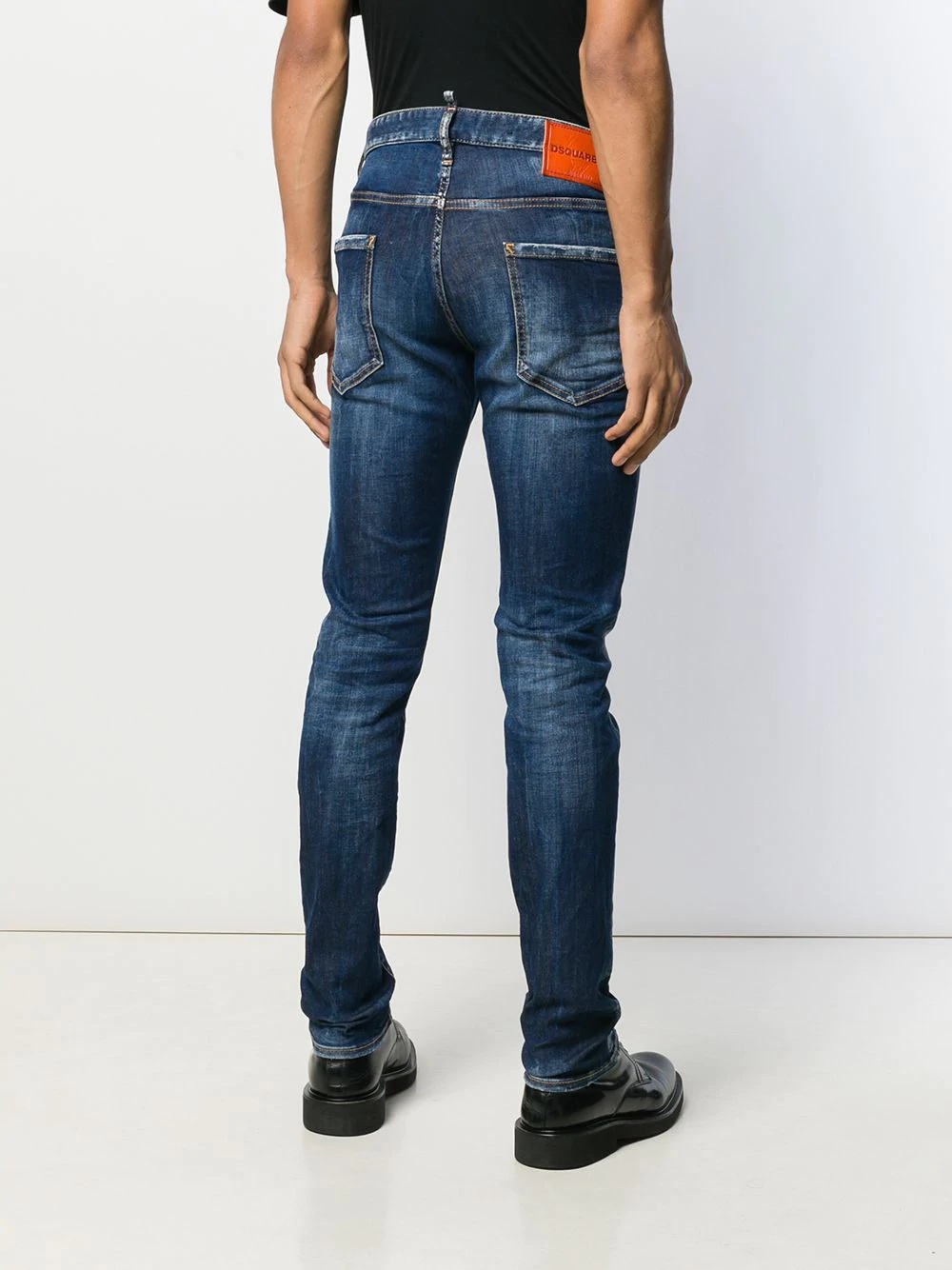 slim faded jeans - 4