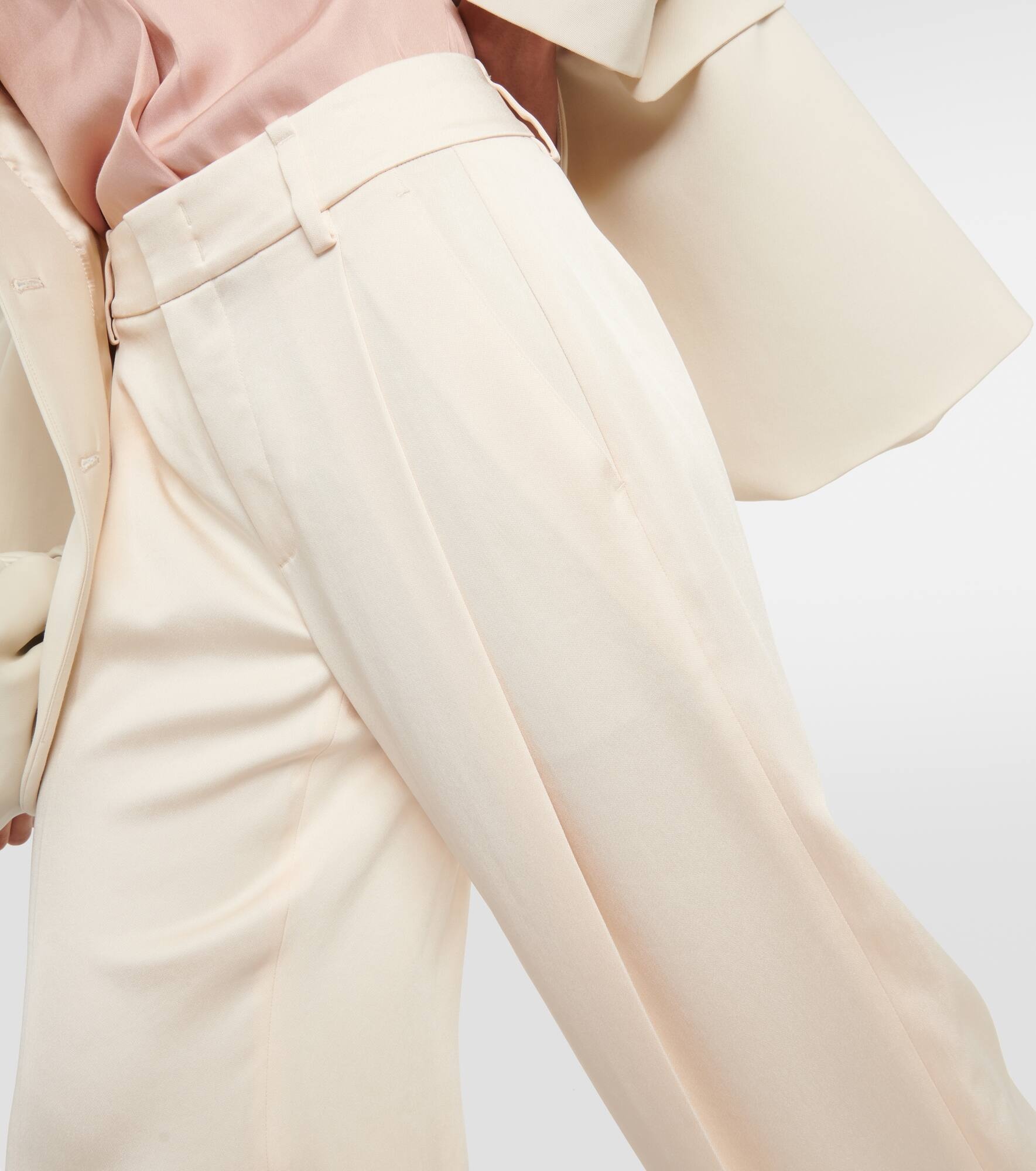 High-rise wide-leg pants - 4