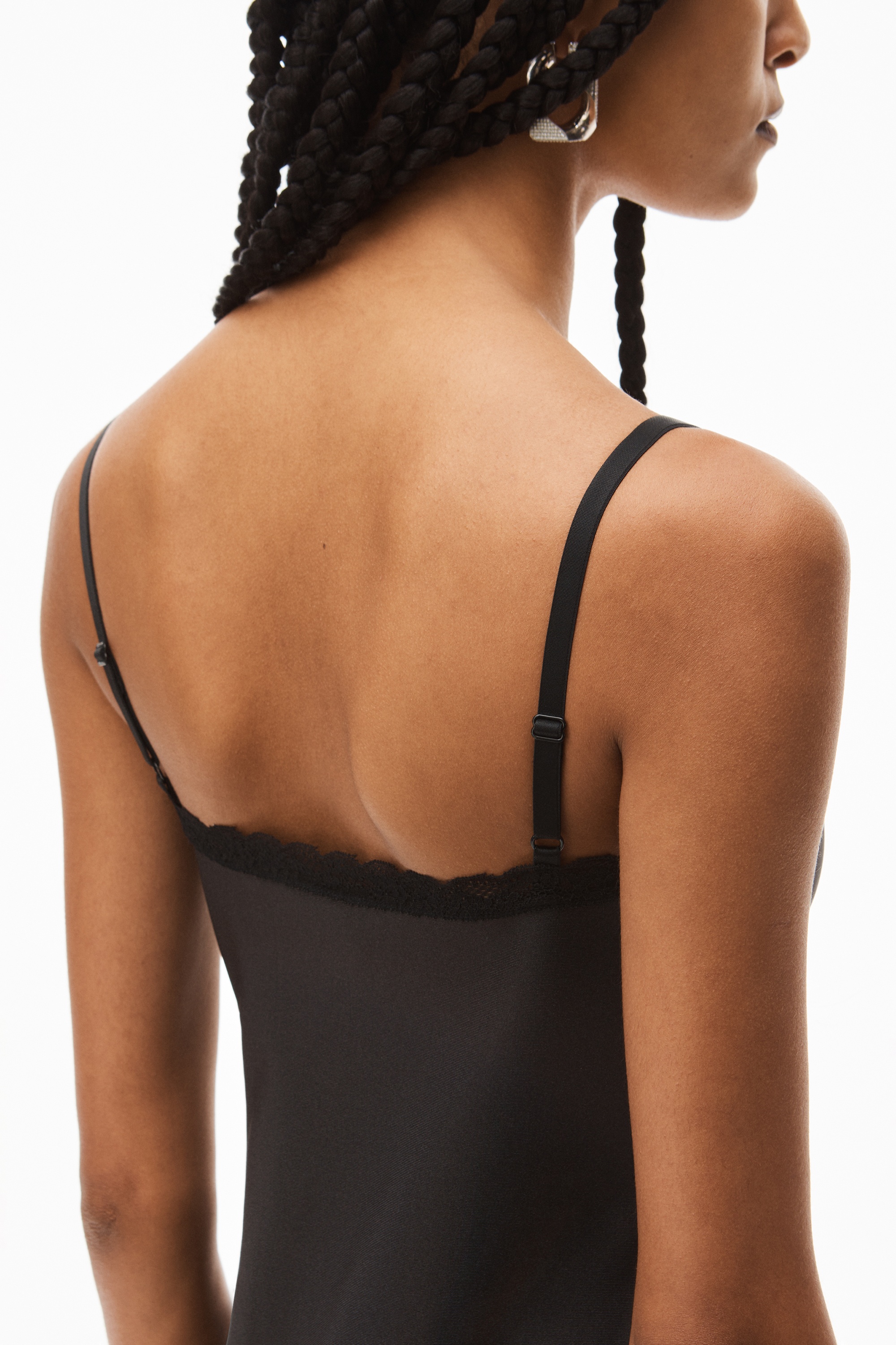 LACE TUBE DRESS IN ACTIVE STRETCH LYCRA - 6